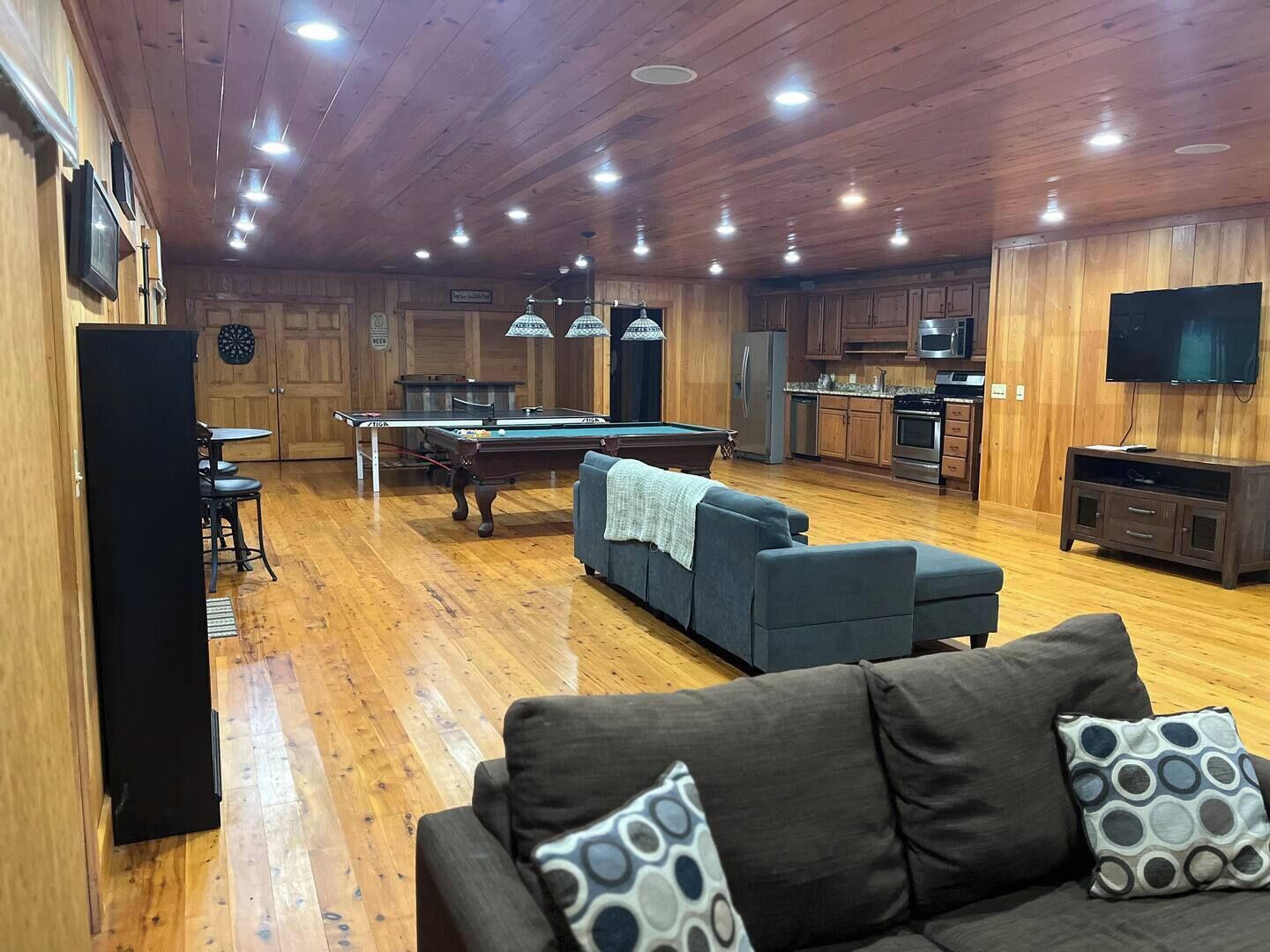 Cozy Cabin Game Room