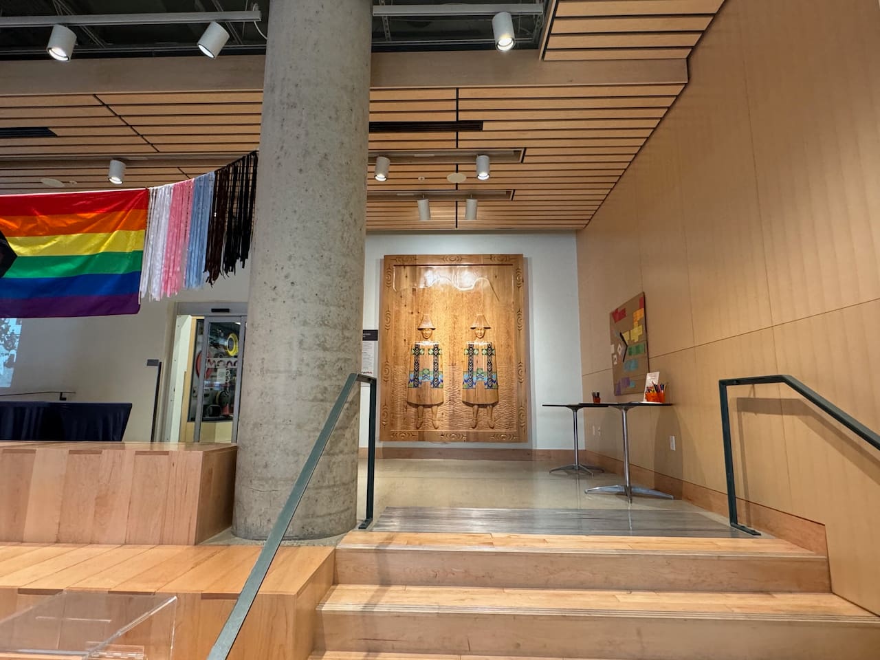 Monova Museum at Esplanade street in North Vancouver _lobby entrance