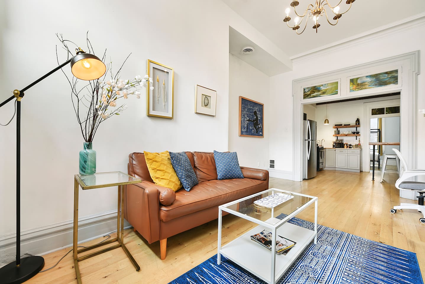 Spacious living area with plenty of room to relax and unwind.