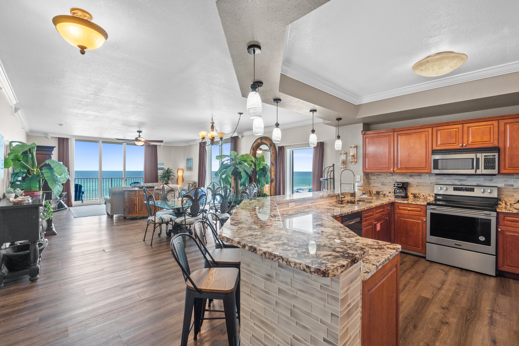 Tidewater 201 - This Spacious, Beachfront Condo was Totally Remodeled and Beautifully Decorated in 2026, comes Fully-Stocked, and has Great Amenities-PRE-REMODEL PHOTOS, NEW PHOTOS COMING SOON