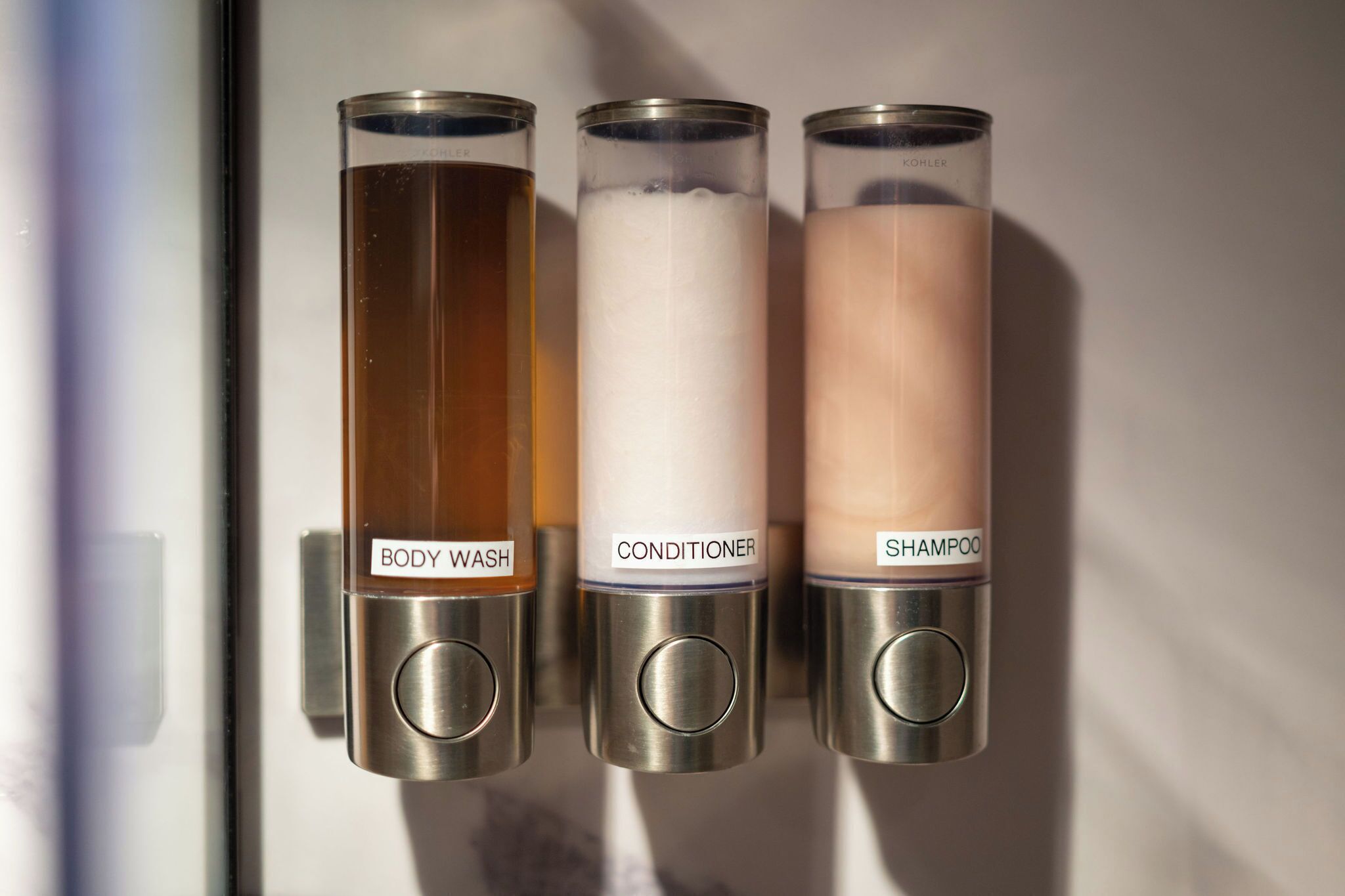 Body wash, shampoo & conditioner