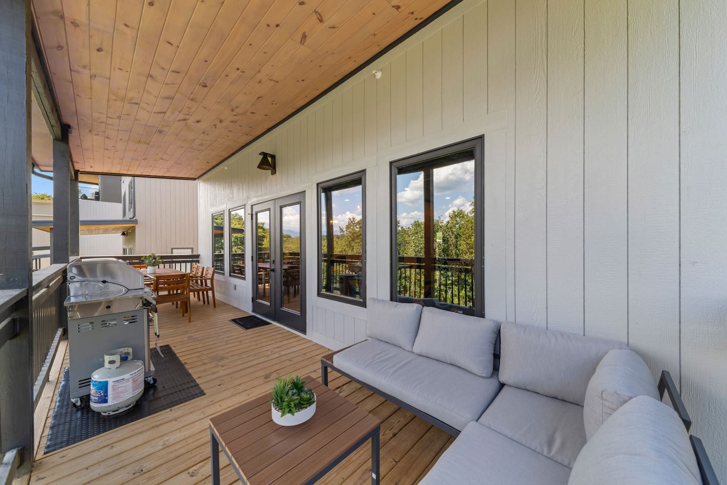 terrace on the main floor