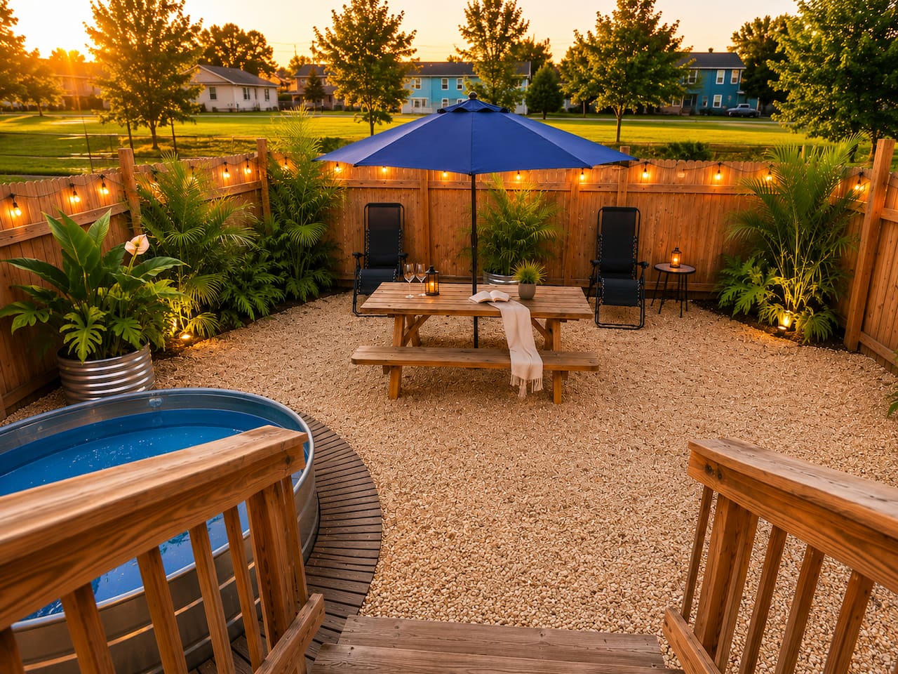Recharge from the French Quarter in your backyard oasis overlooking the Lafitte Greenway bike path and the St. Louis canal! Backyard is shared with one neighboring unit which is usually vacant.  