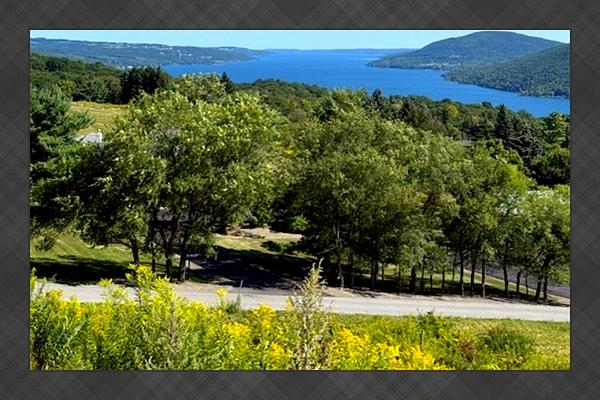 View from a local spot overlooking Canandaigua Lake