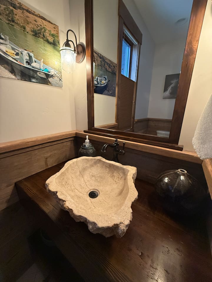 main floor half bathroom