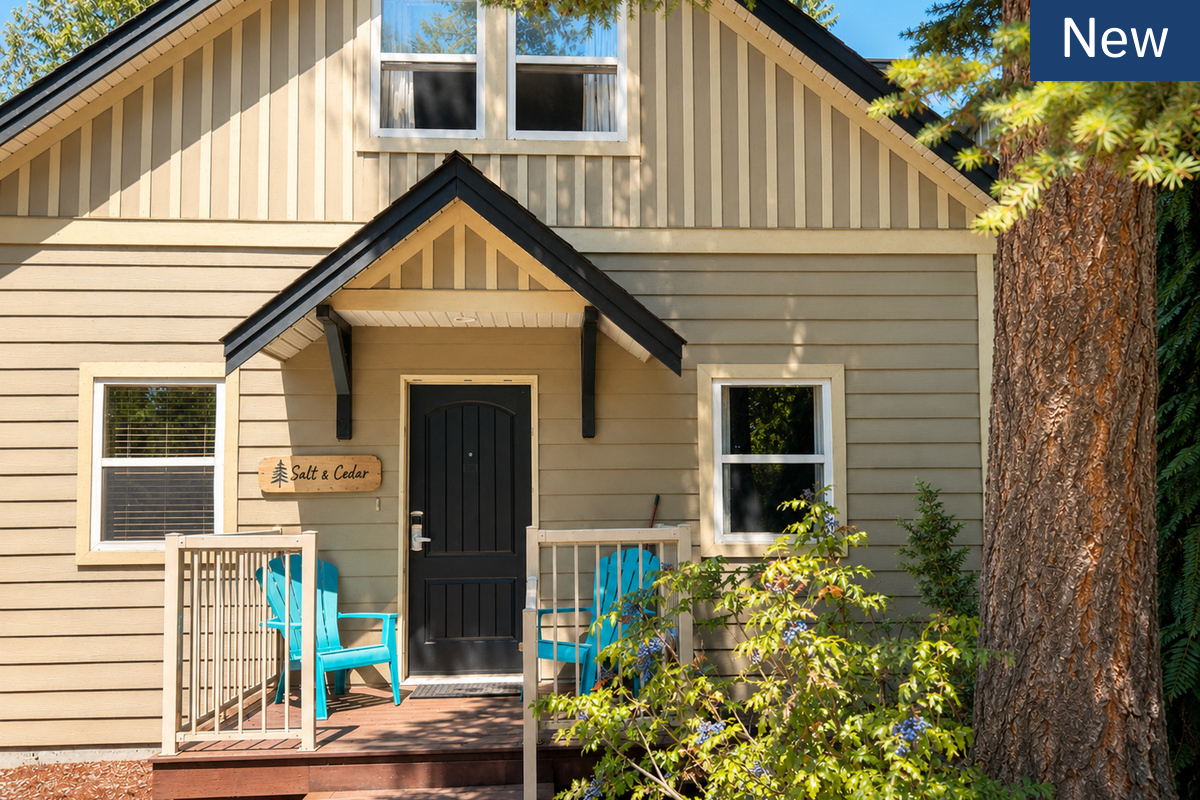 Welcome to Salt & Cedar! Your home away from home.