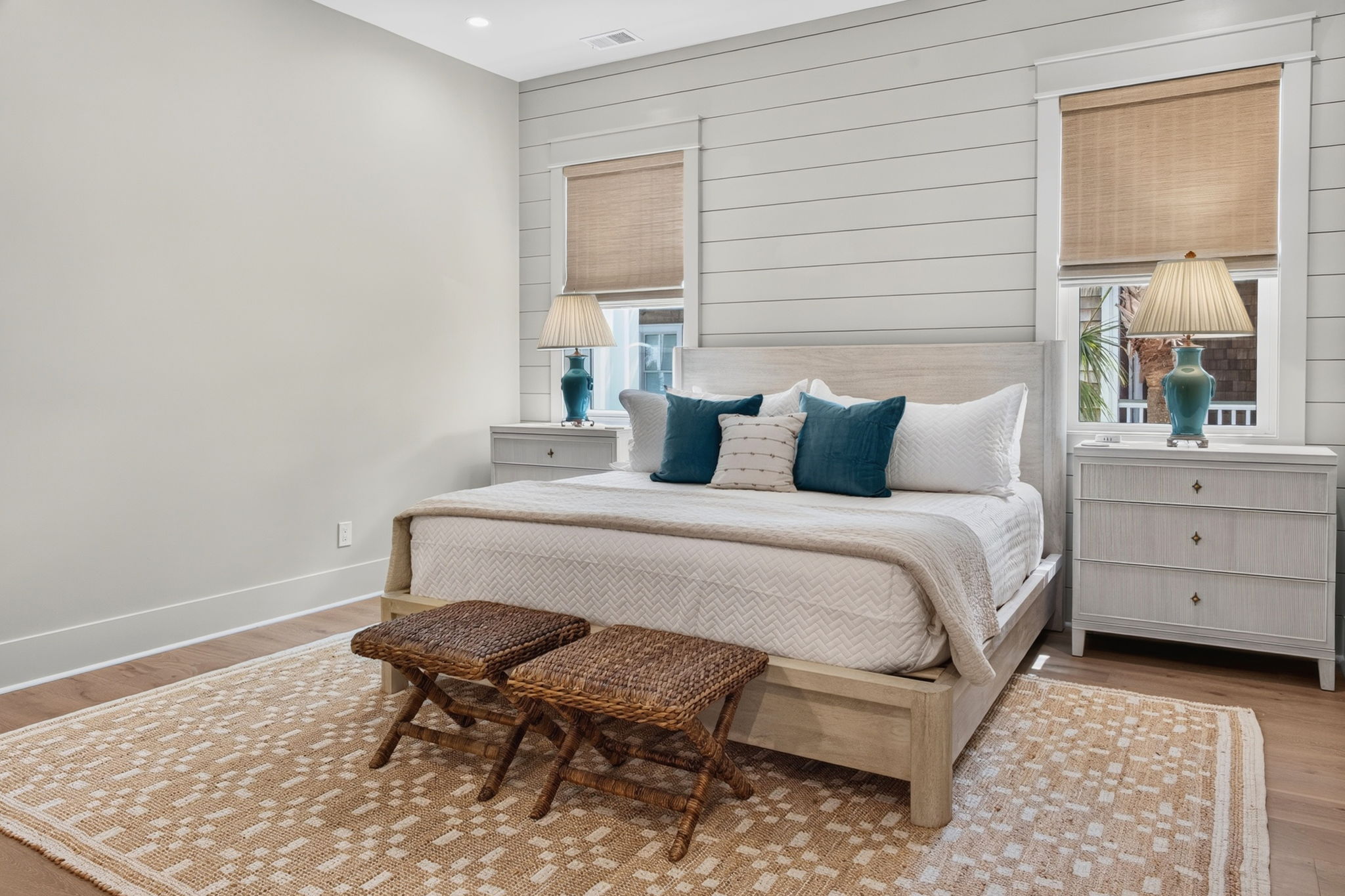 Bedroom 1: King Suite | Tahanan Palms | 3 38th Ave | IOP Escapes