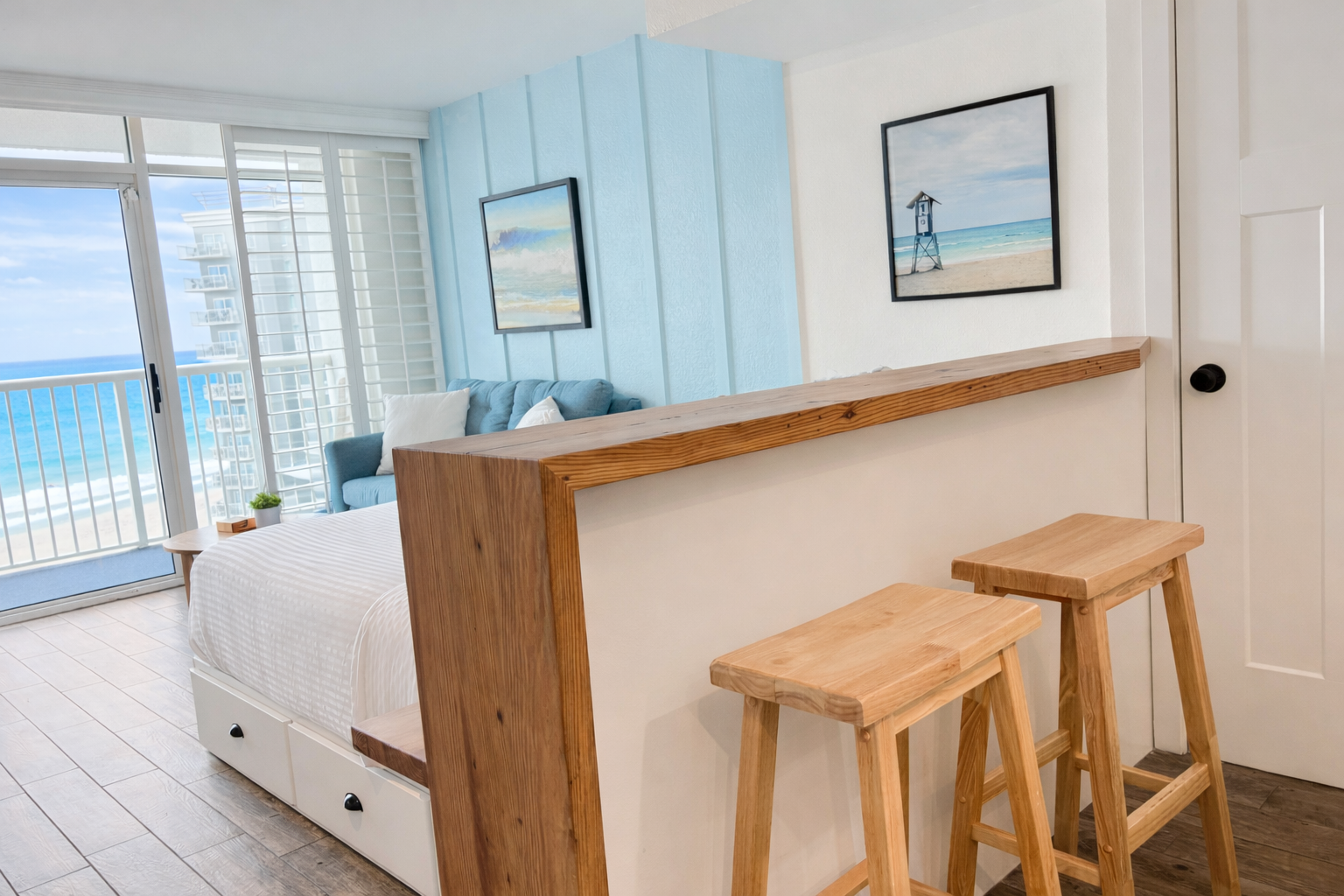 Morning coffee with a view