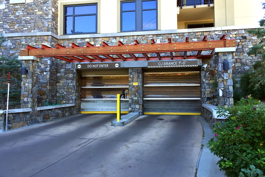An enclosed garage keeps vehicles and gear protected from winter weather, making arrivals and departures easier in every season.