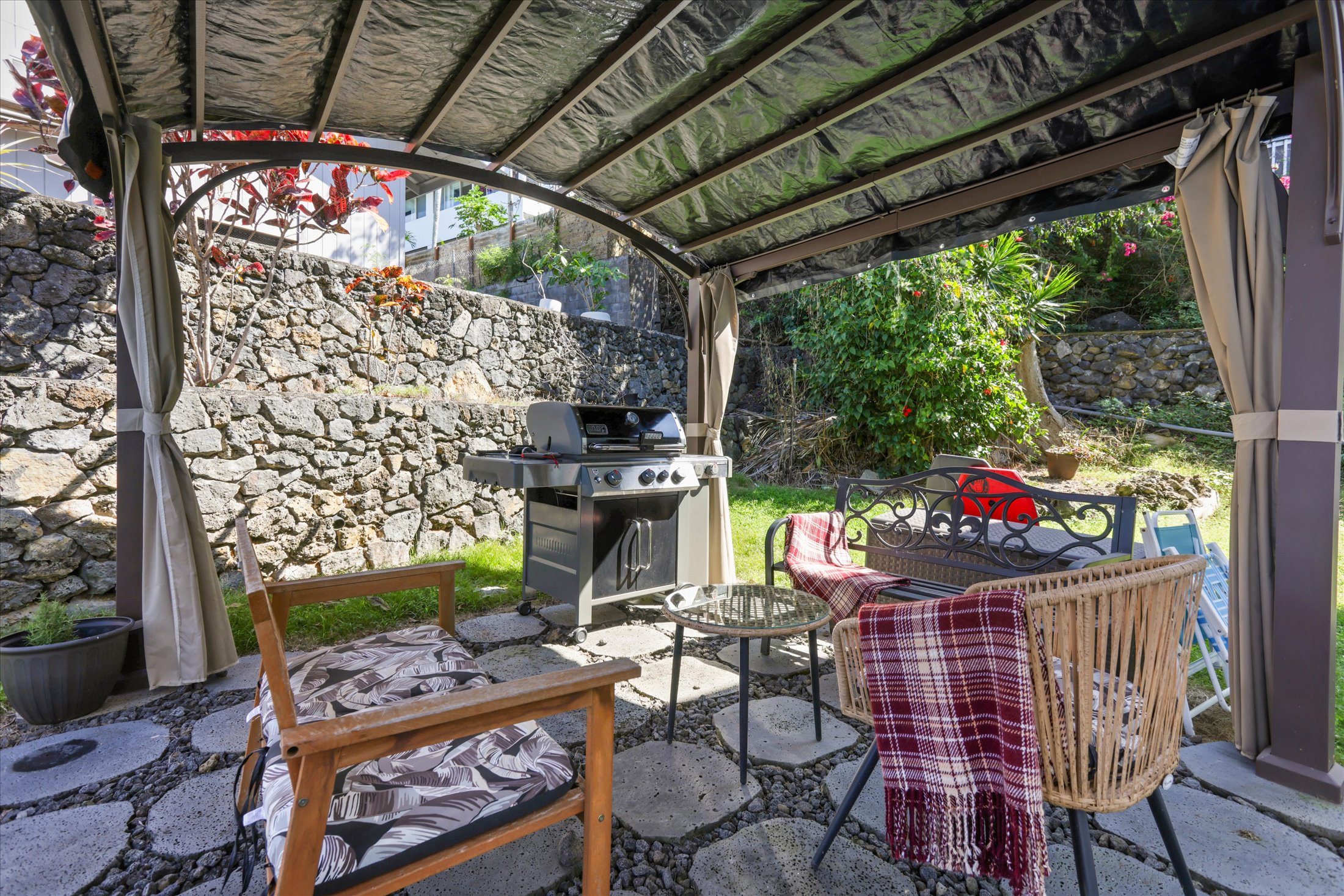 BBQ Grill patio area