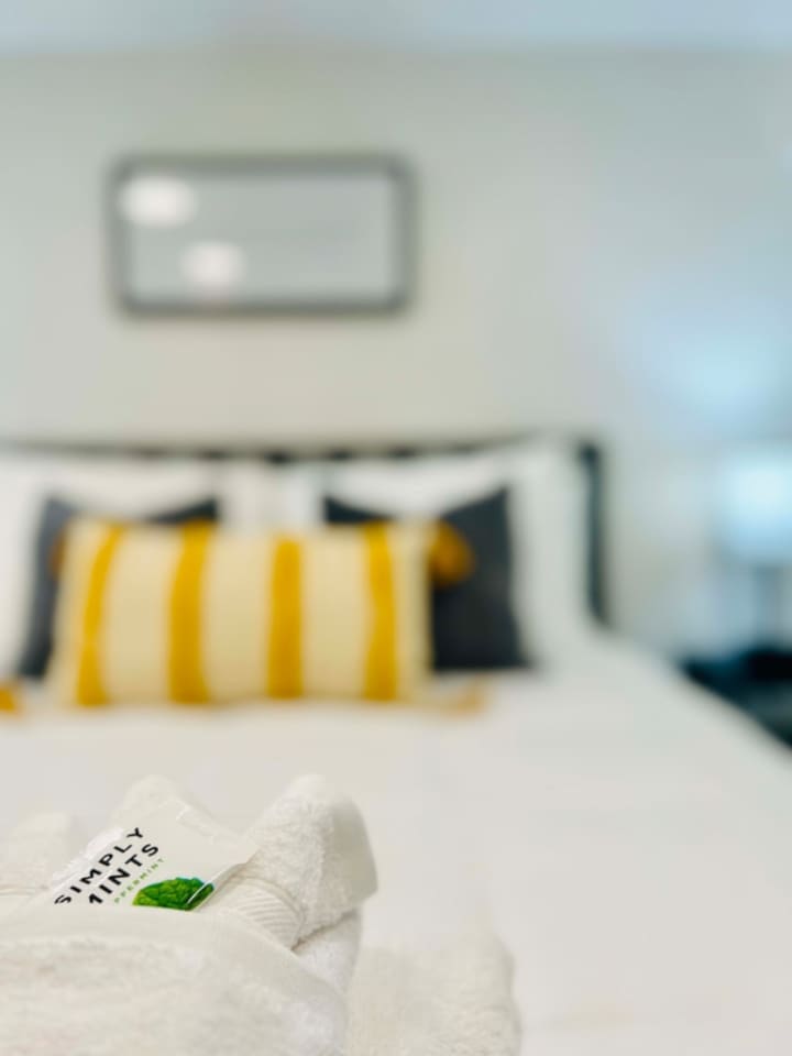 Fresh Towels and Pillows.