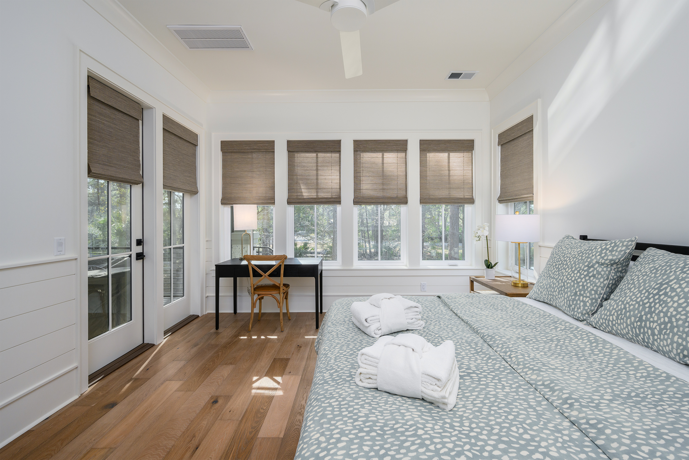 Master bedroom has private entrance to screened porch