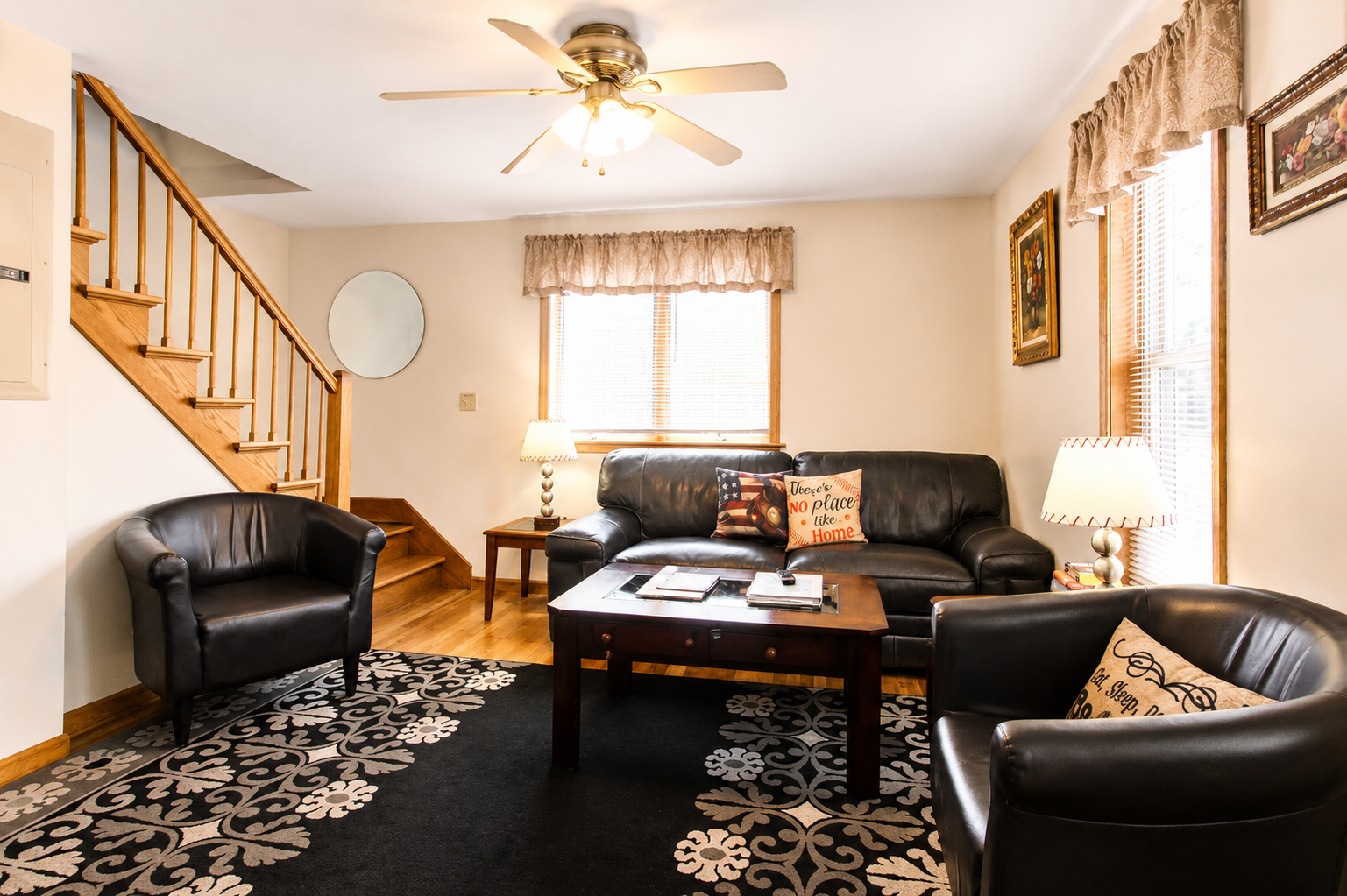Comfortable, spacious living room