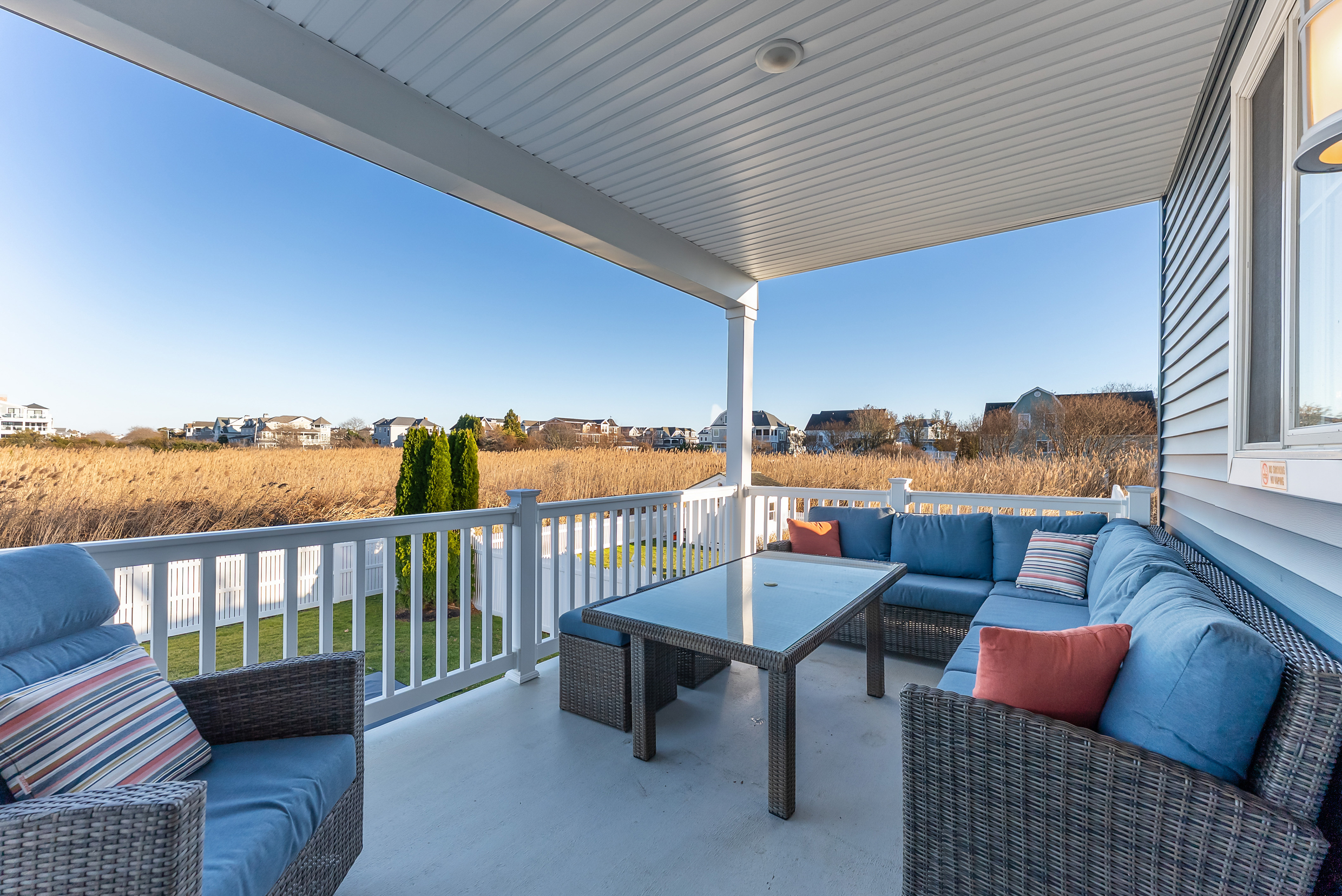 Covered 2nd Floor Private Rear Balcony