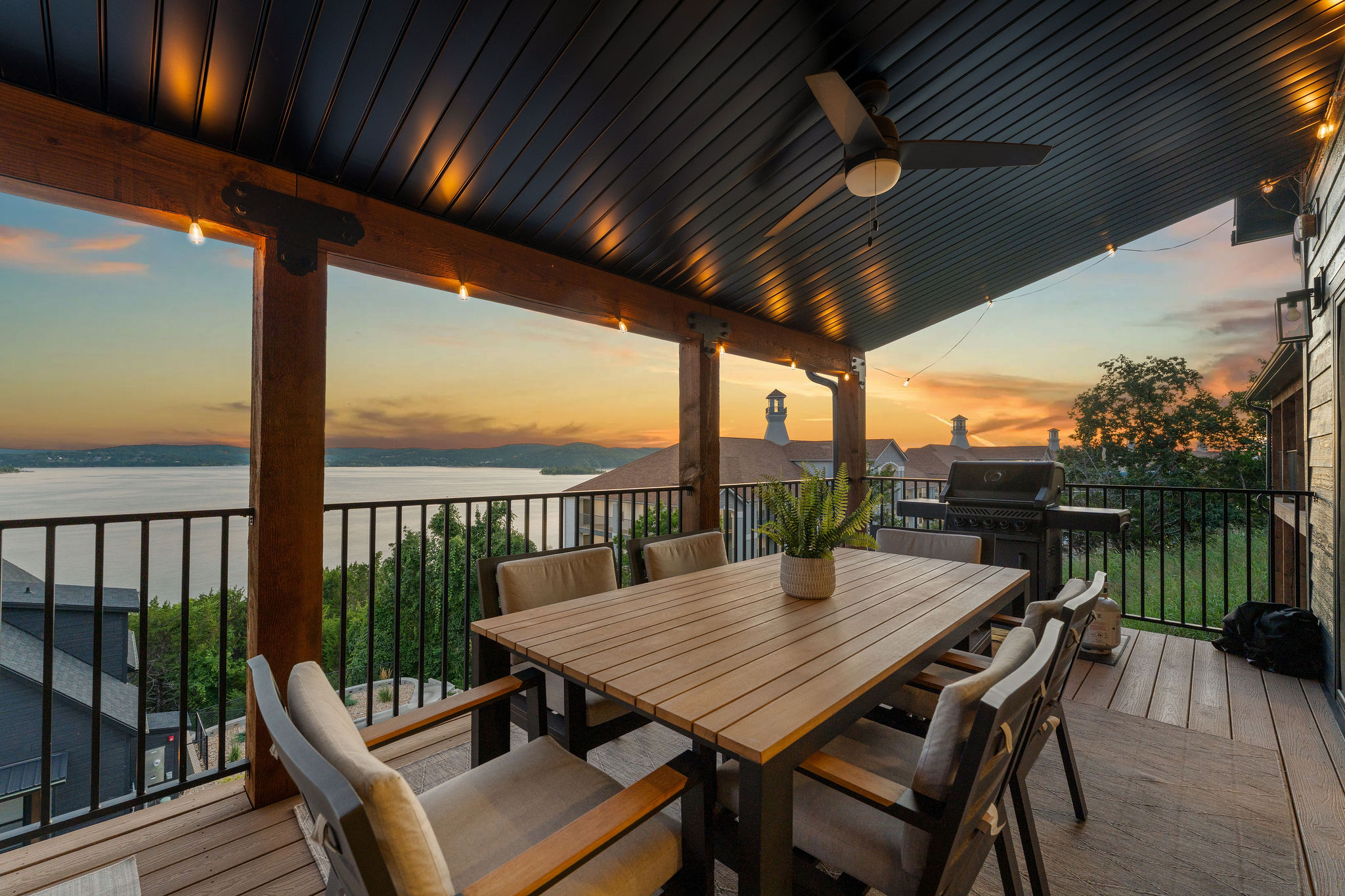 Grill on the deck with an incredible view!