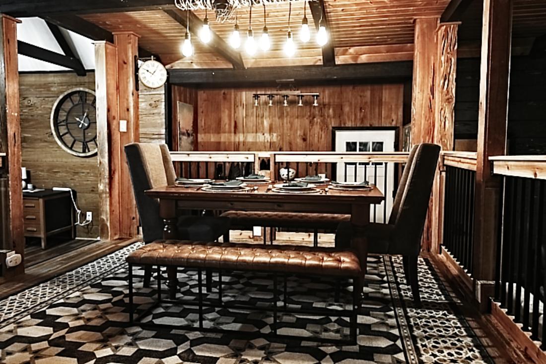 The perfect place for a long dinner with friends, an epic family card game, or a cozy breakfast on a snowy morning!