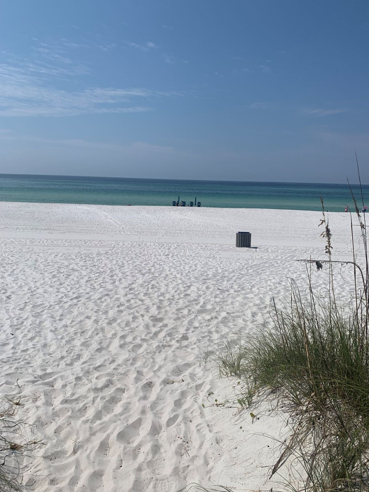 Sugary white sand