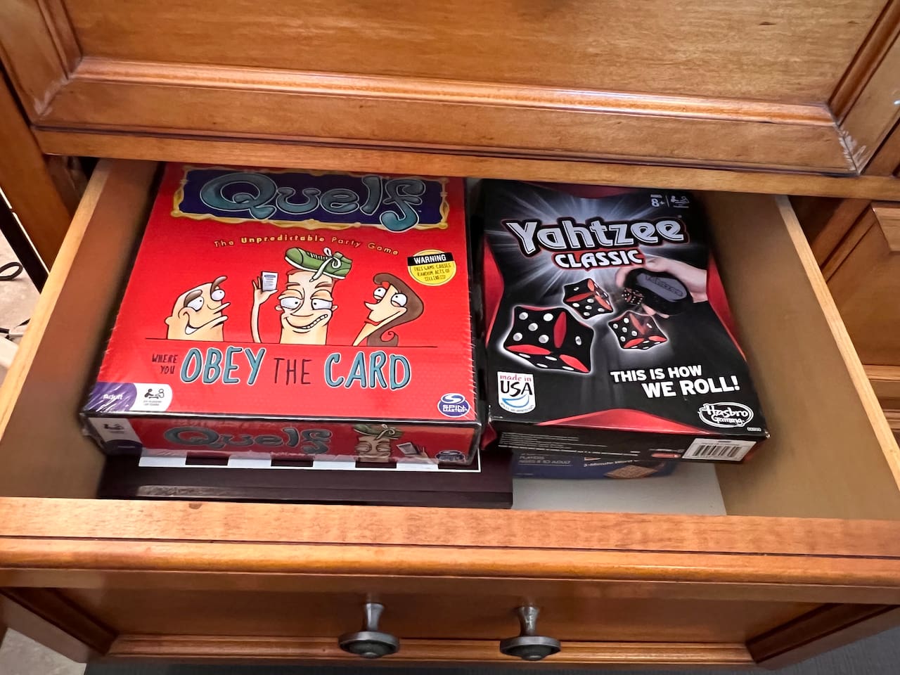 Plenty of board and card games 