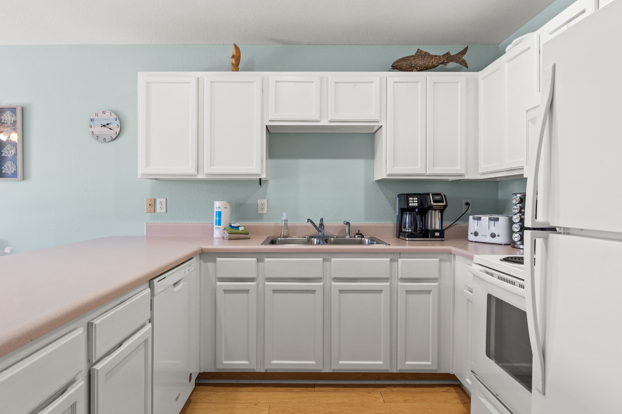 Fully stocked kitchen