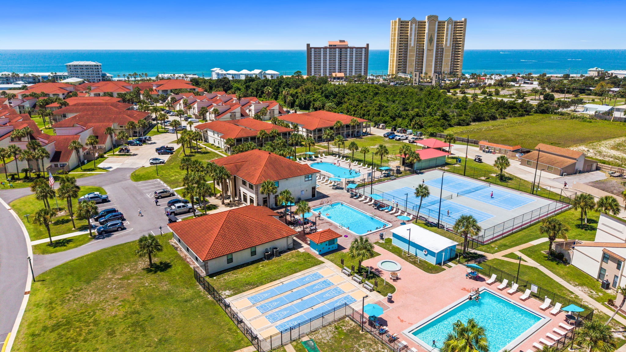 Aerial of Complex and Amenities