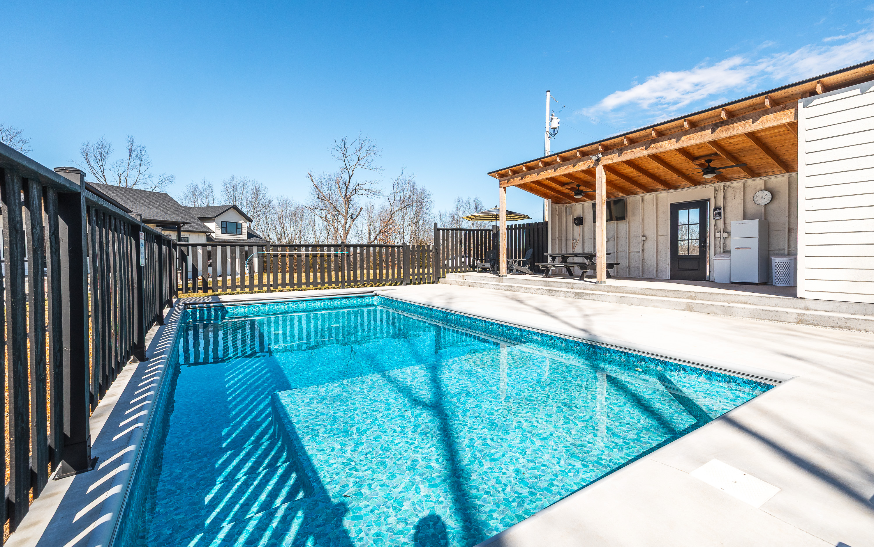 Private heated pool!