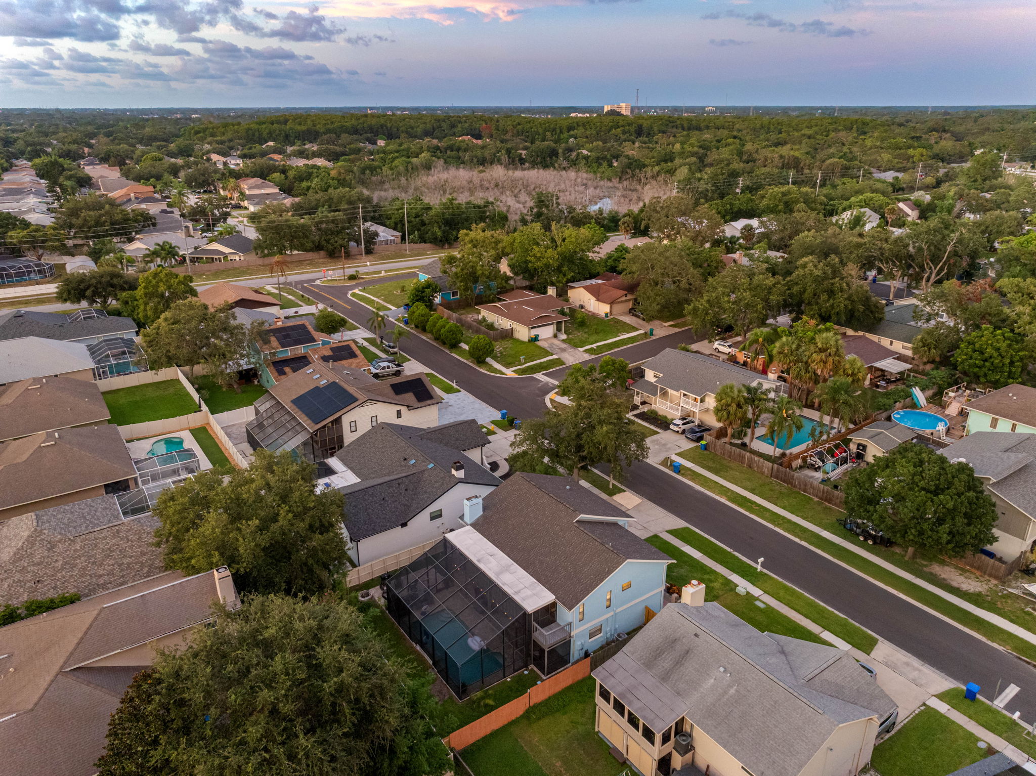 Aerial View of the Neighborhood