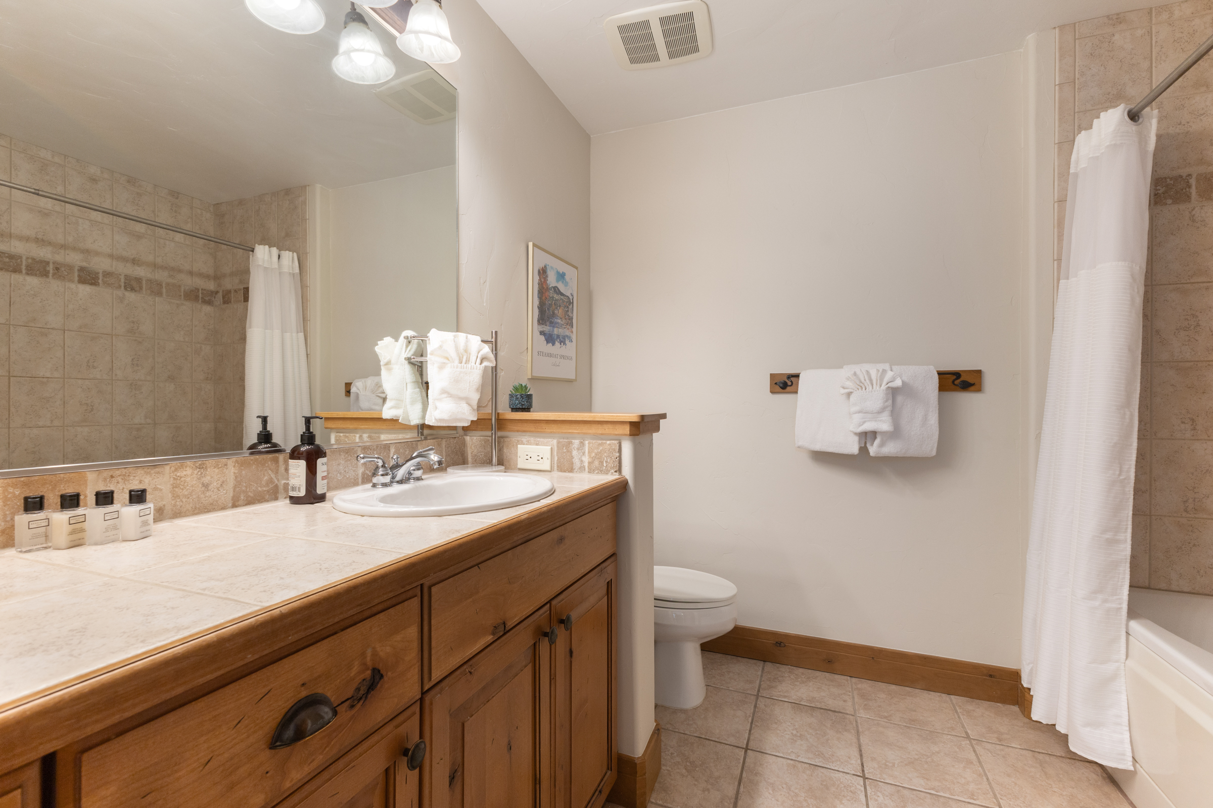 Ensuite Bathroom 1 ( Shower and Tub Combo)