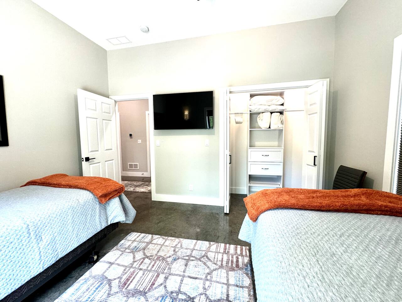 Smart Tv located in the XL Twin bedroom.