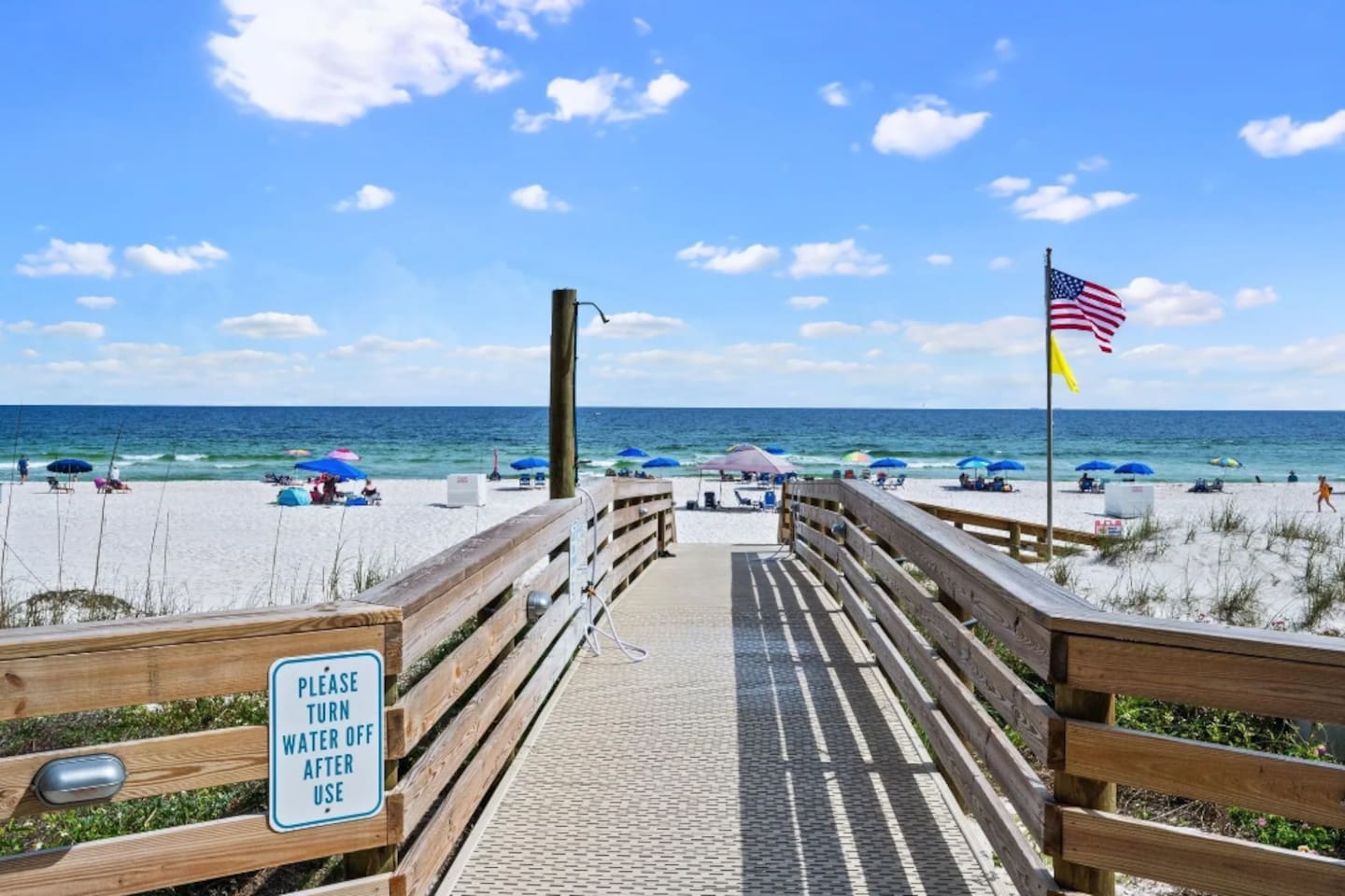 Beach Access from Romar complex. Just go out back of the building and straight into the sun ad sand.