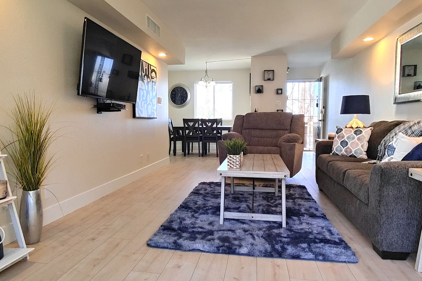 Drift away in the amazingly comfortable oversized recliner!