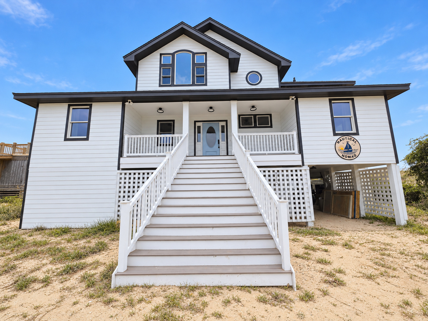 Front of the house
