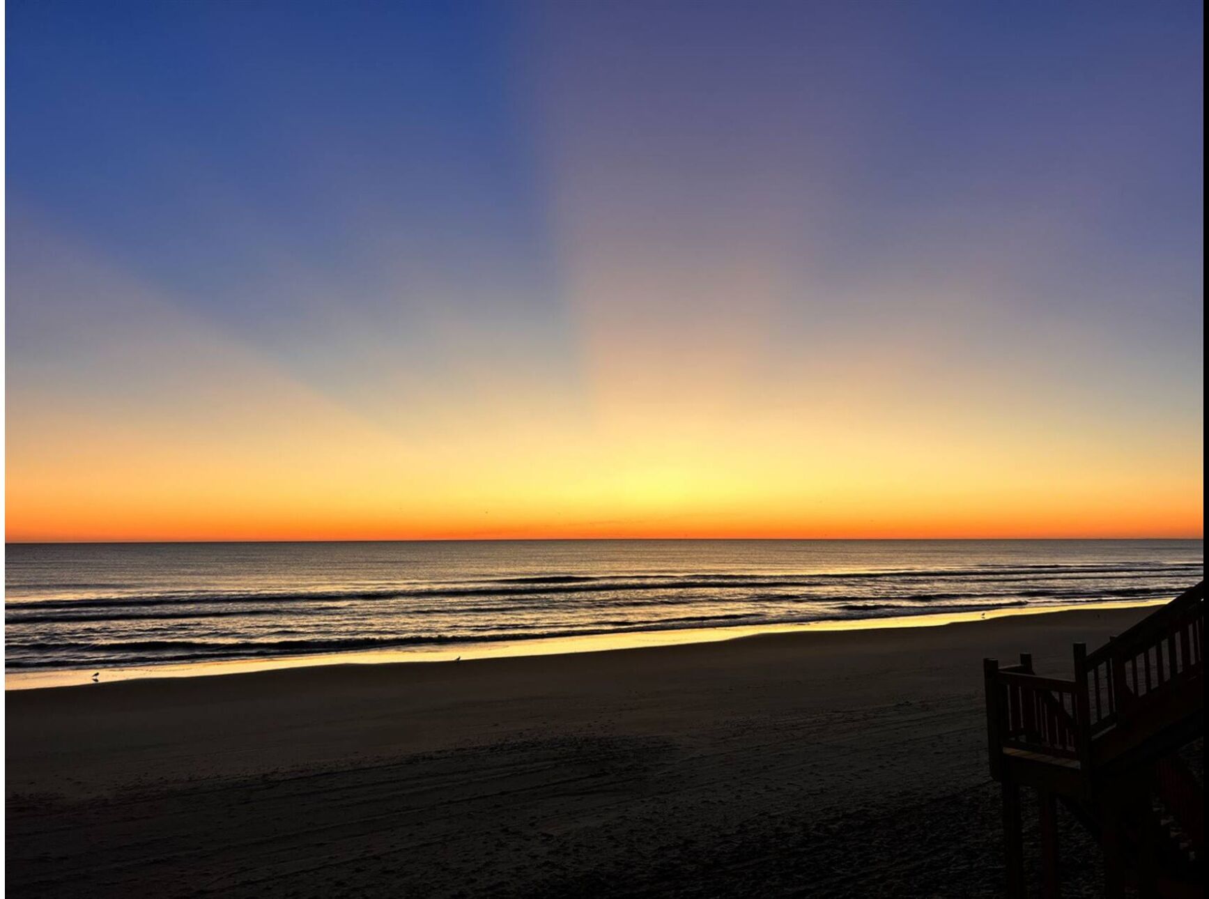 Sunset over the ocean, Whalehead Beach