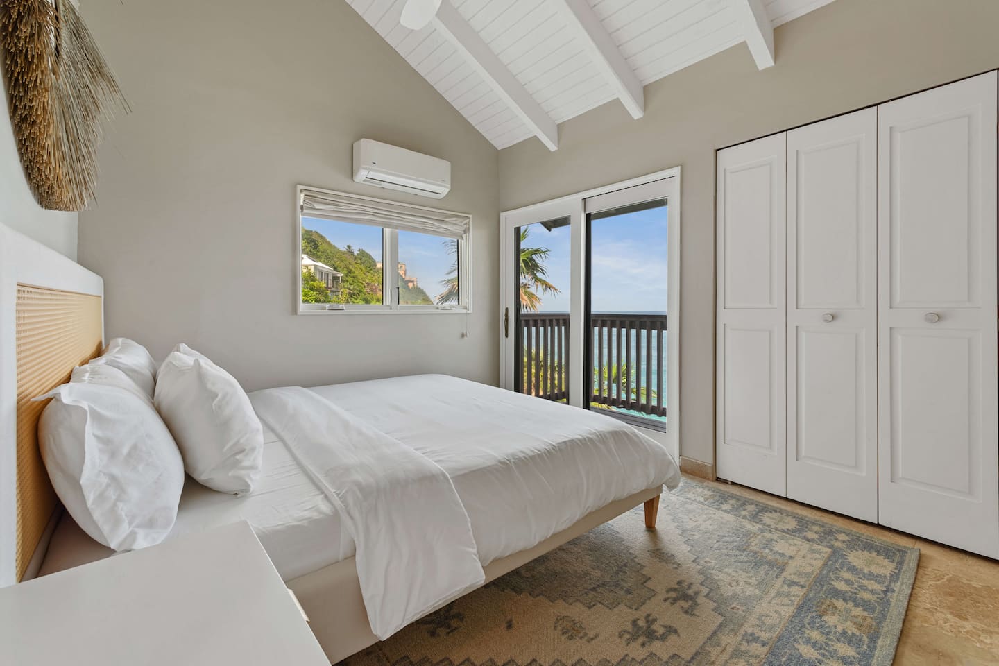 Lower level bedroom with king bed 