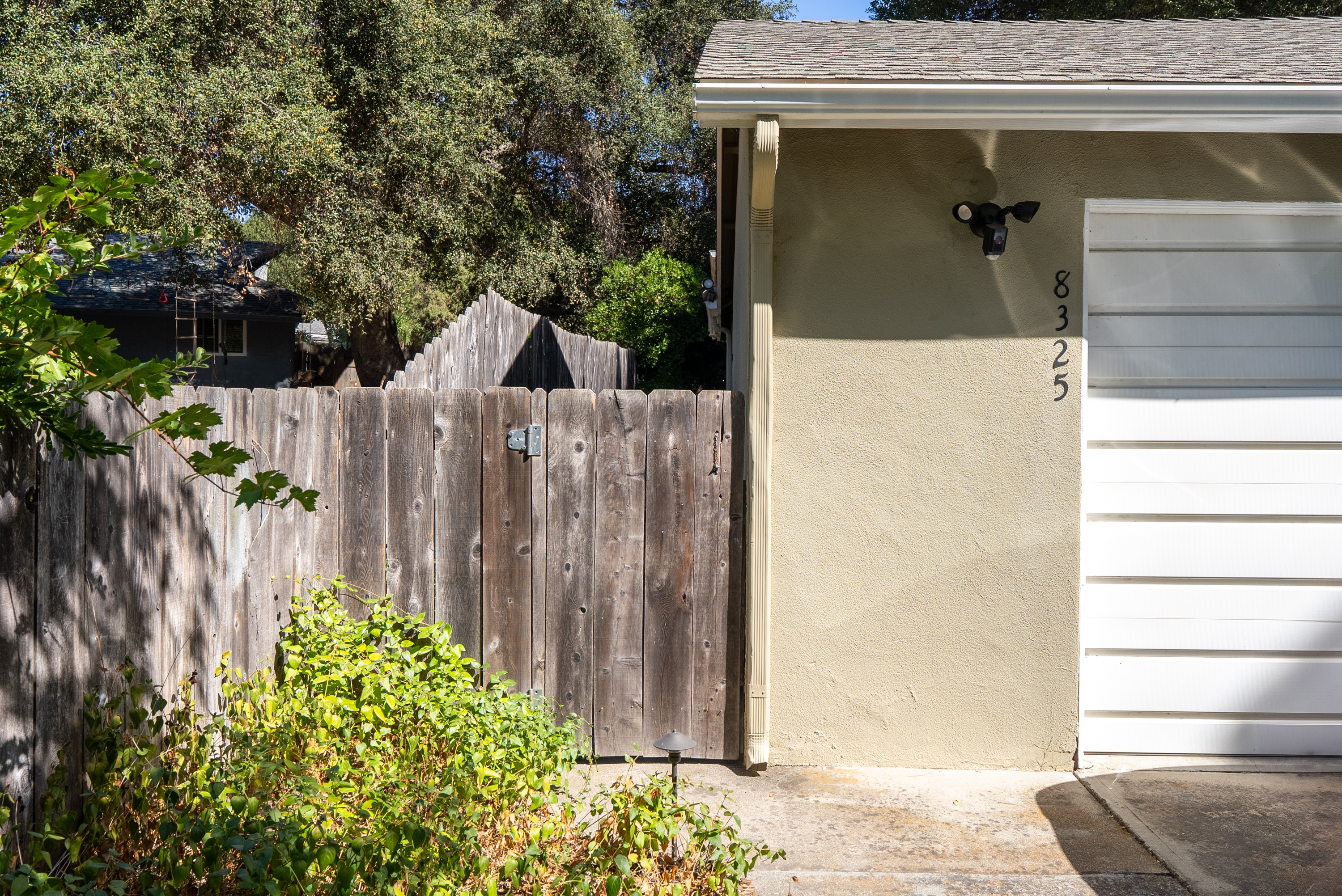 Front door access through gate