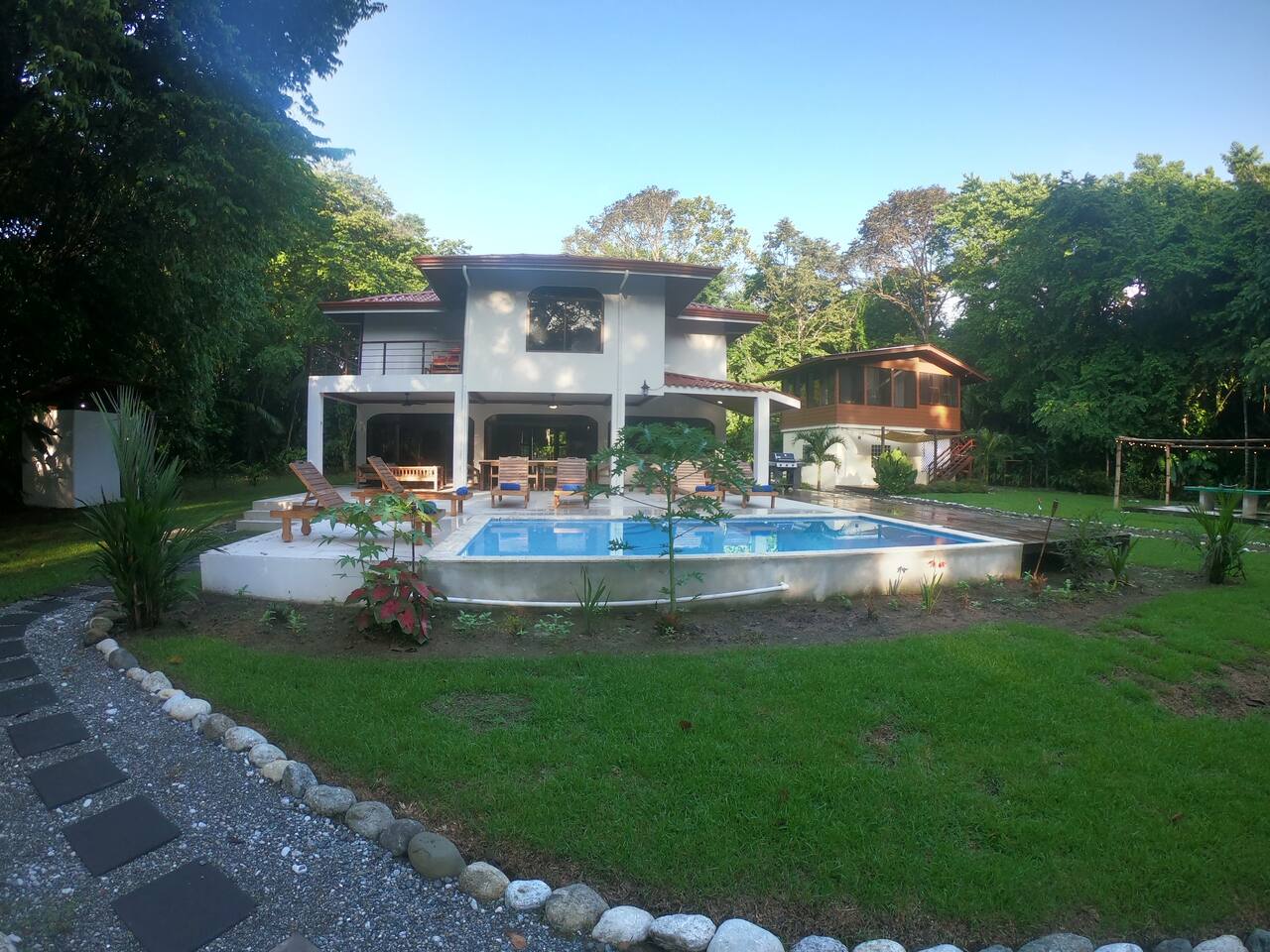 Casa Sirena and Casa Mono offer the perfect, private jungle retreat. Just a few yards away from the ocean.