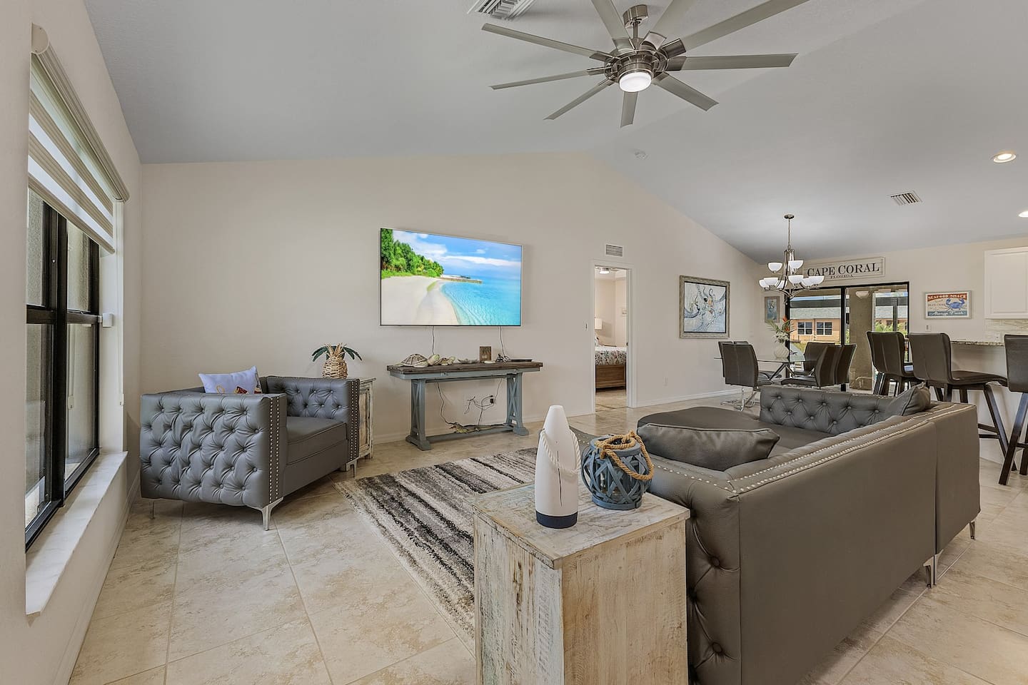 Experience Coastal Elegance in this Meticulously Designed Living Space!