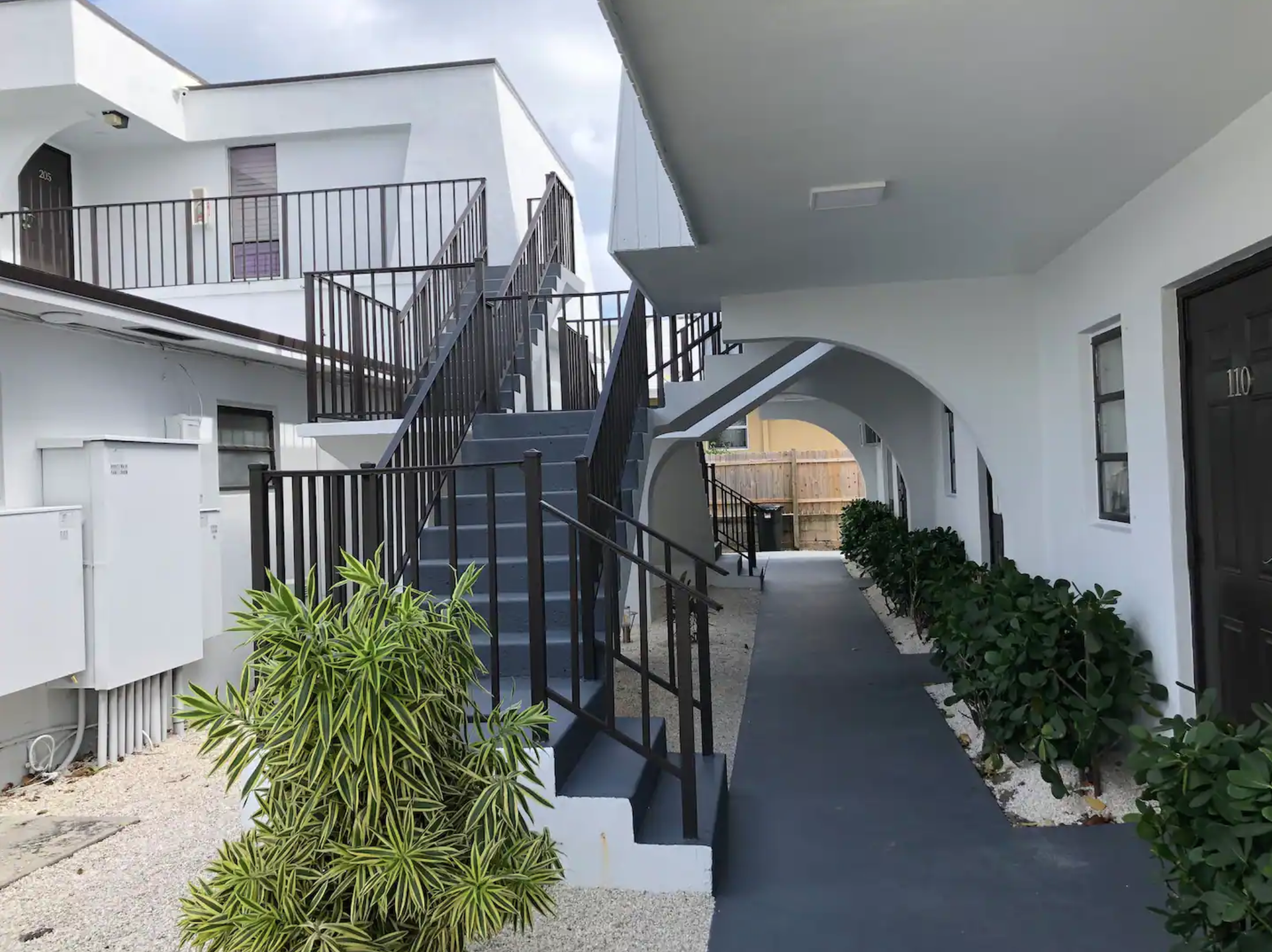 The walkway to your studio.