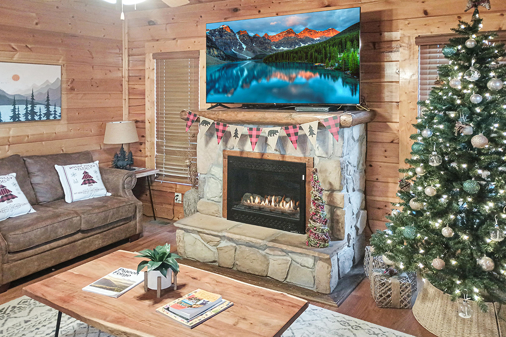 No better place to spend the holidays than at the cabin! Decorated typically mid-November to early January.