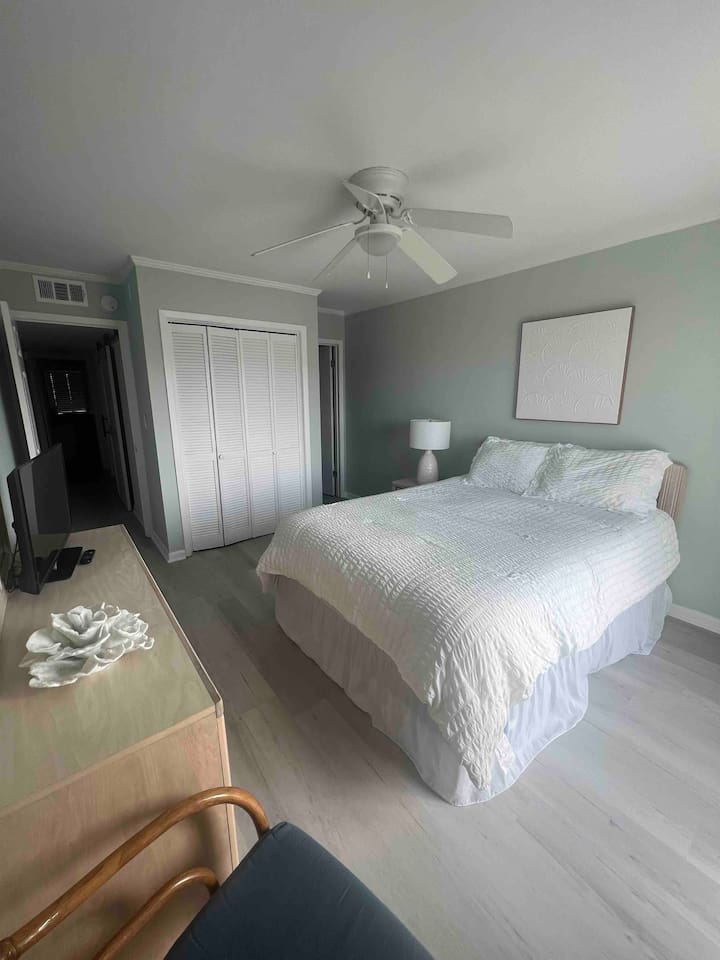 Master bedroom and closet