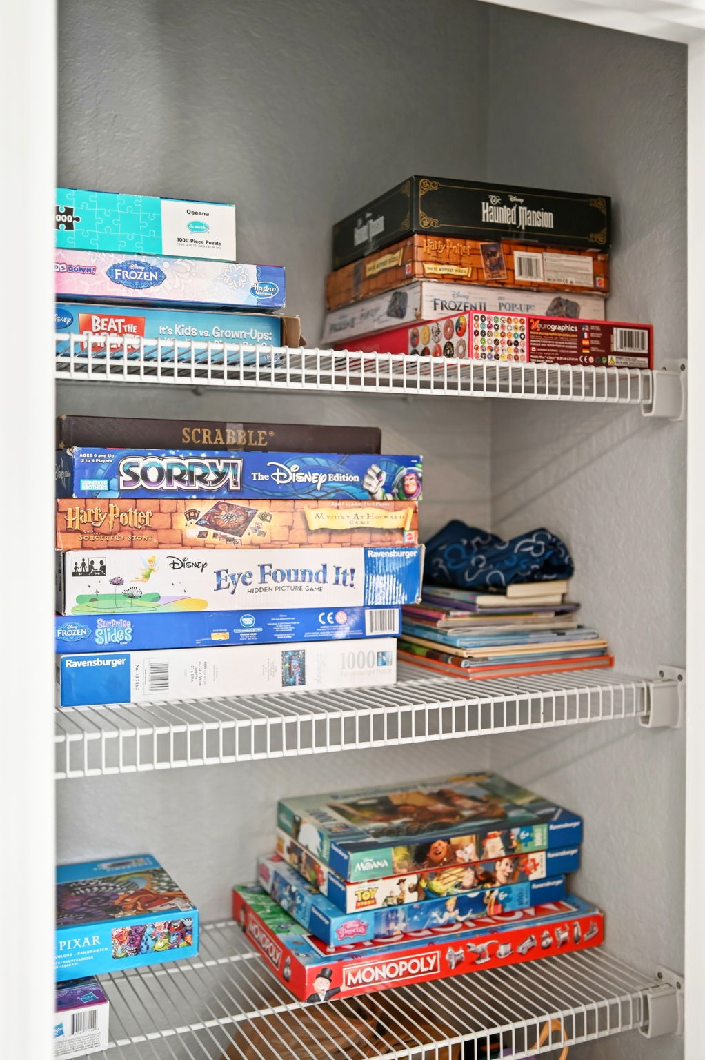 Plenty of games, puzzles and kids books