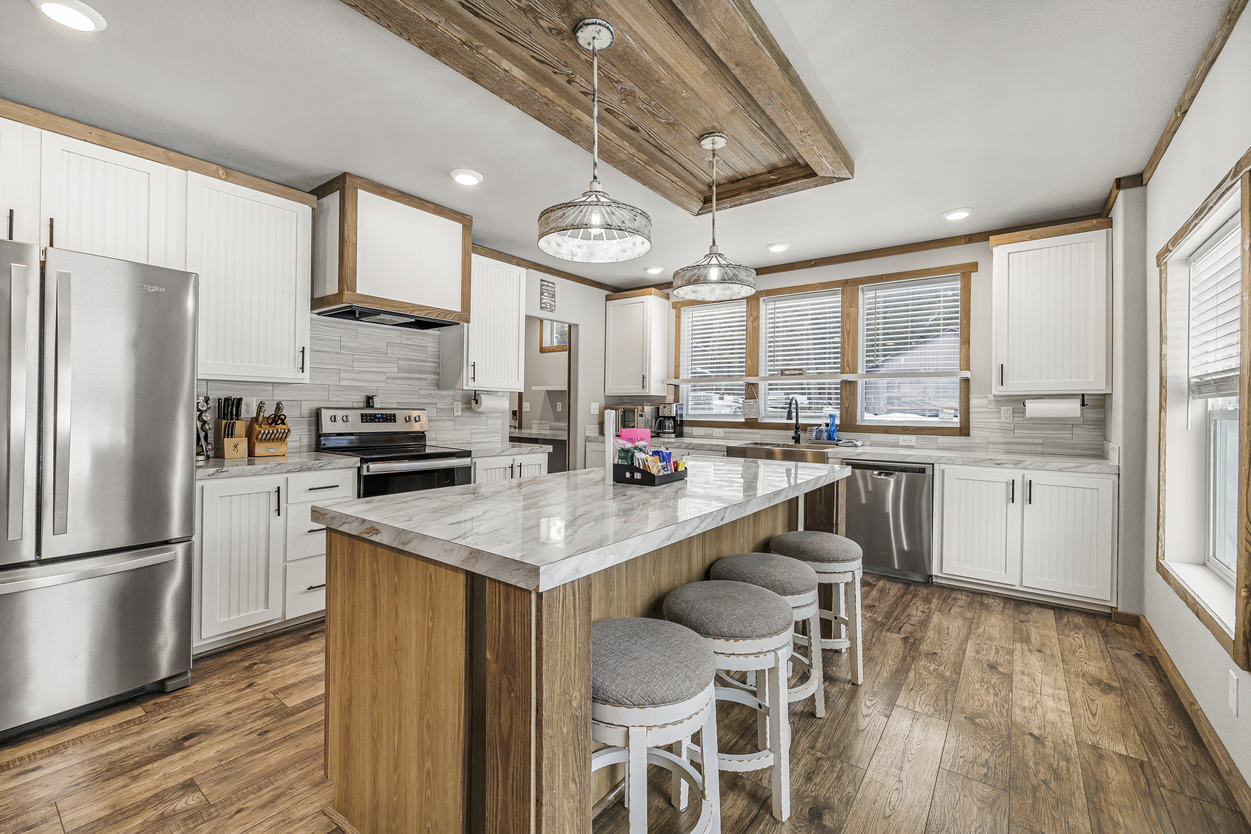 Fully stocked kitchen