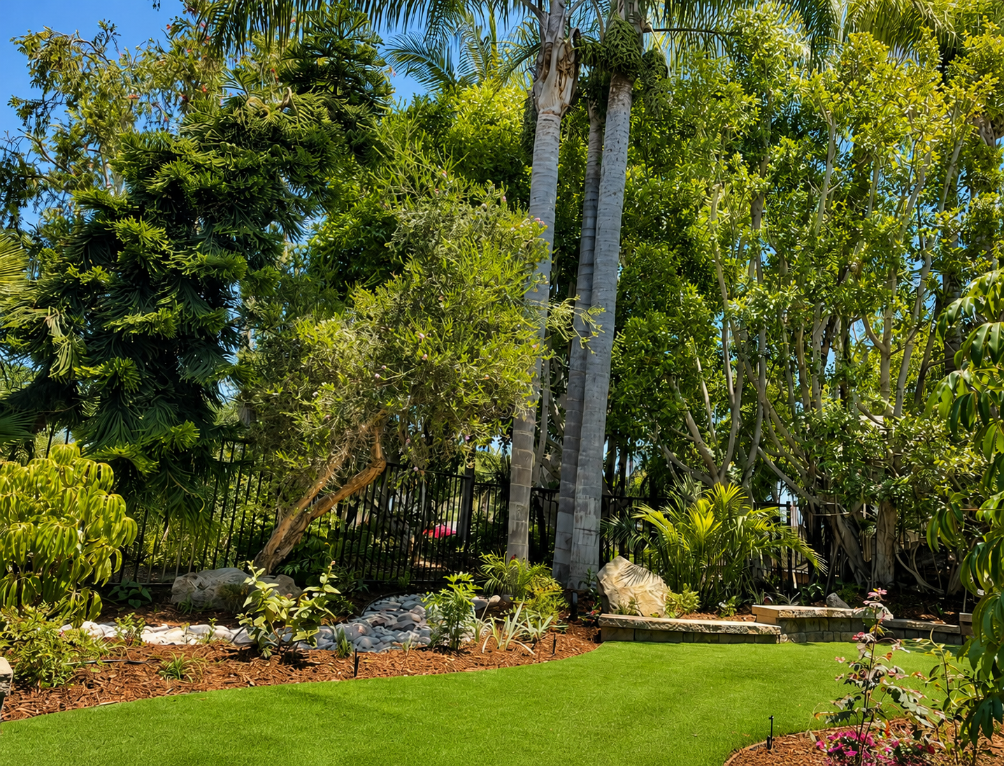 Enjoy the ocean breeze through the trees