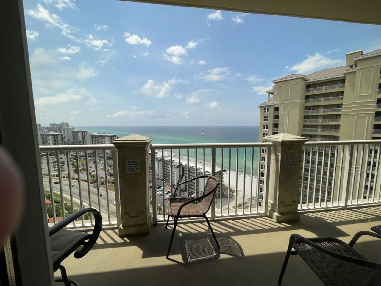 View from the balcony