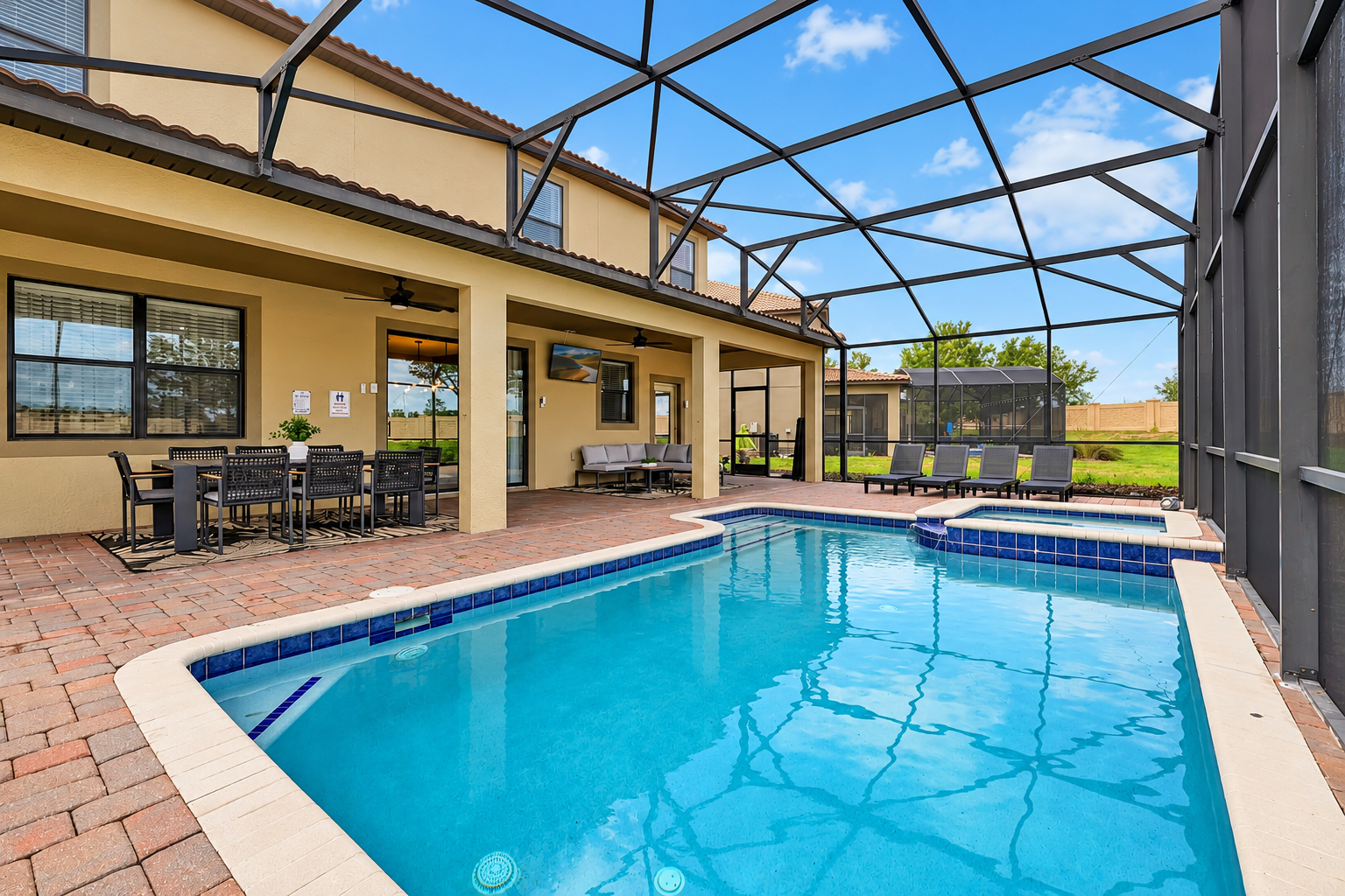You cant lounge by the pool in your pjs while the kids swim when staying in a hotel. 