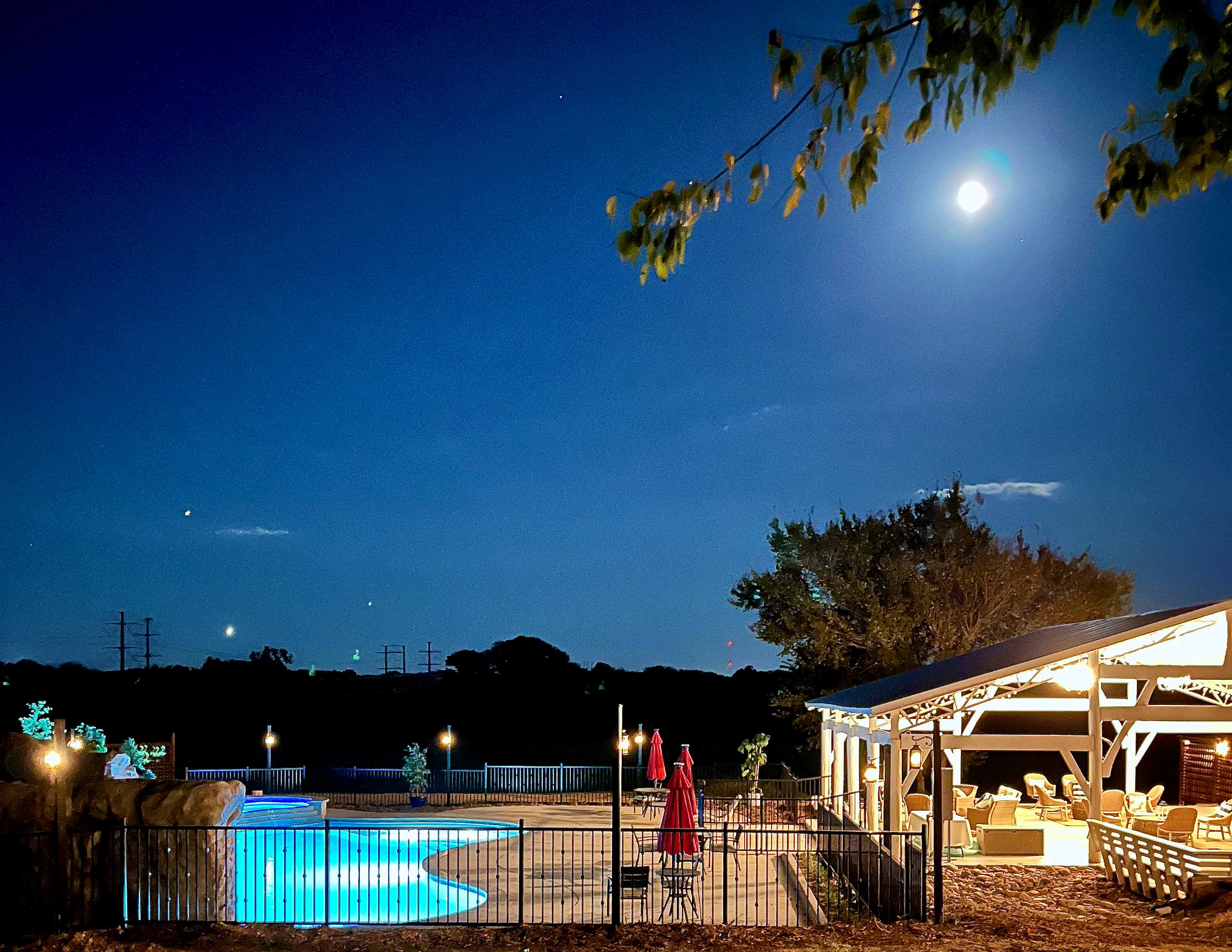 River Valley Place at night is pure country magic!