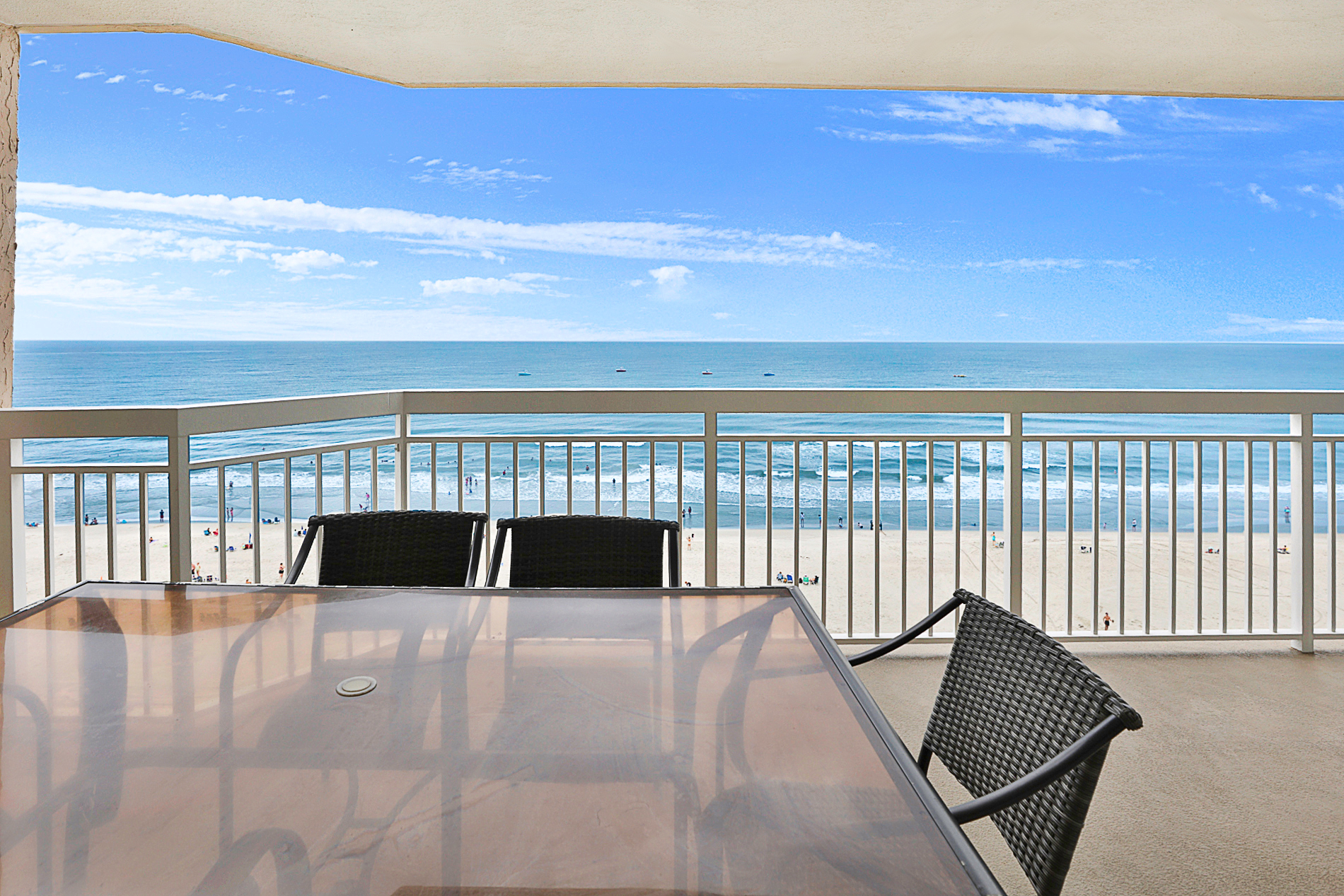 Balcony with breath taking views