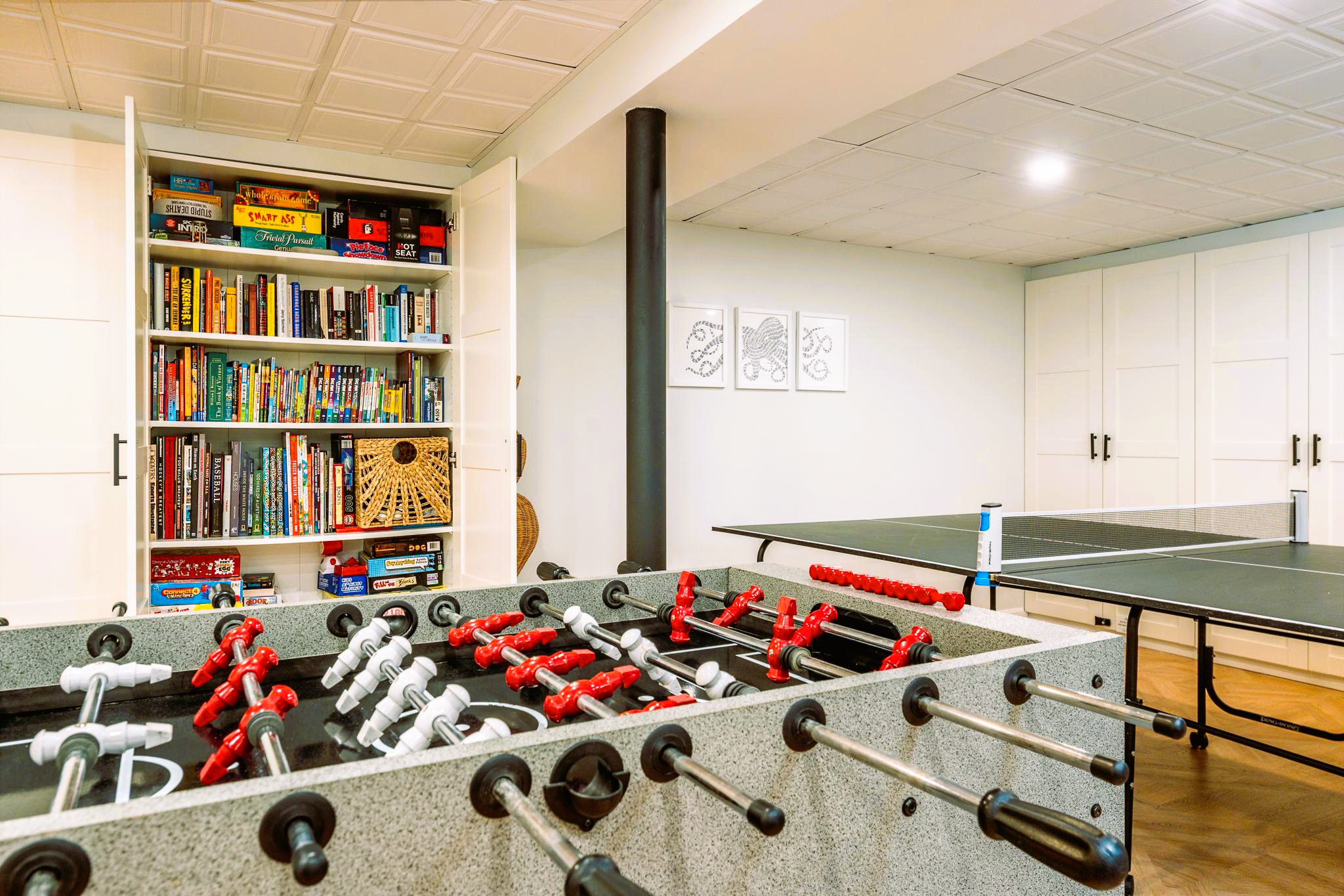 Fully Stocked Game & Reading Nook