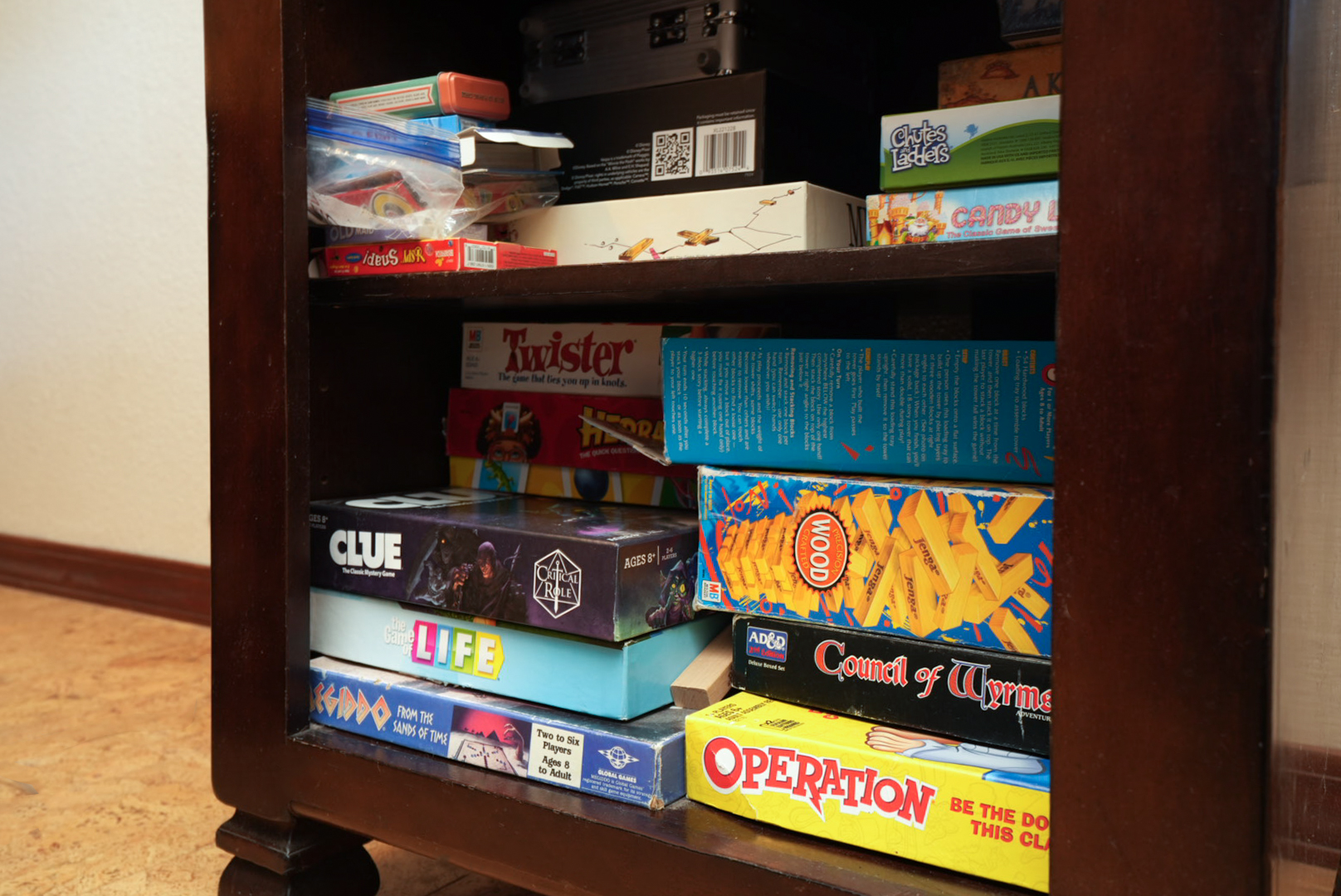 A great selection of board games for all ages—fun, laughter, and friendly competition included
