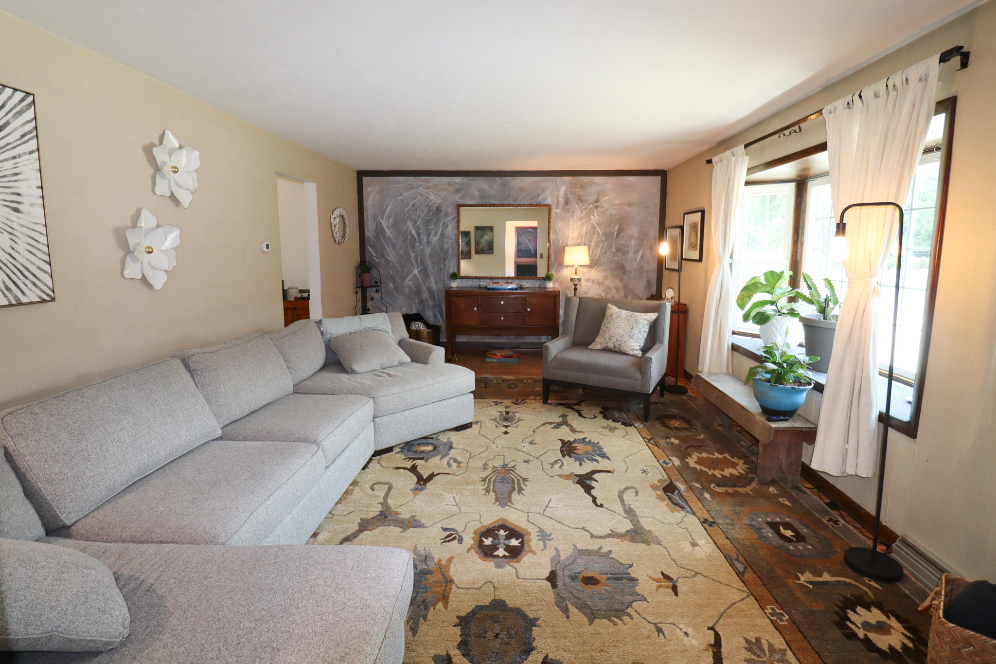 A spacious comfortable gathering place for movie nights, games, and quality time together
