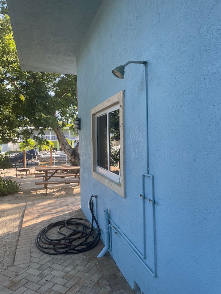 Hot Outdoor Shower